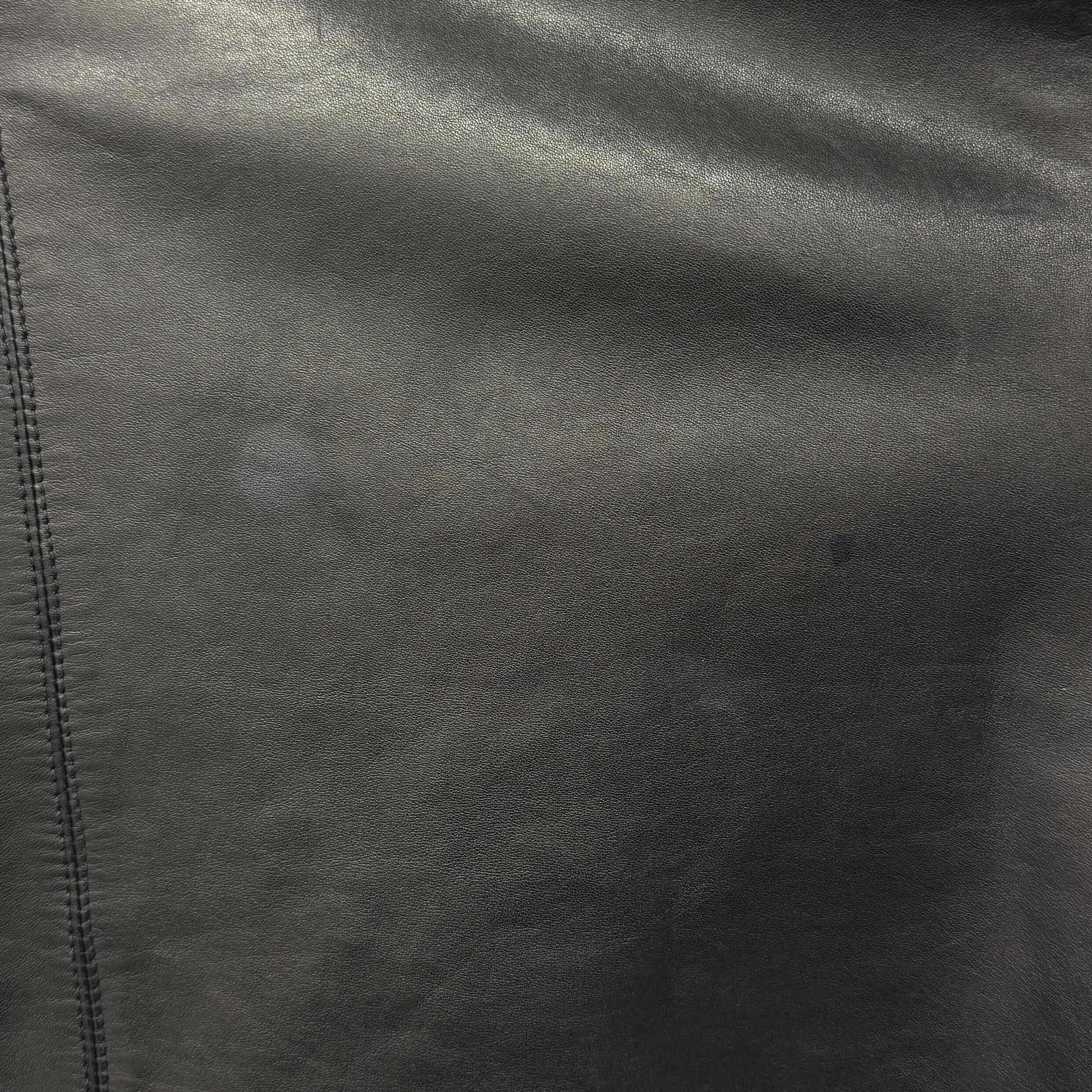 CHROME HEARTS EZ RIDER Half Zip Leather Jacket Size M クロムハーツ イージーライダー ハーフジップ レザージャケット サイズM