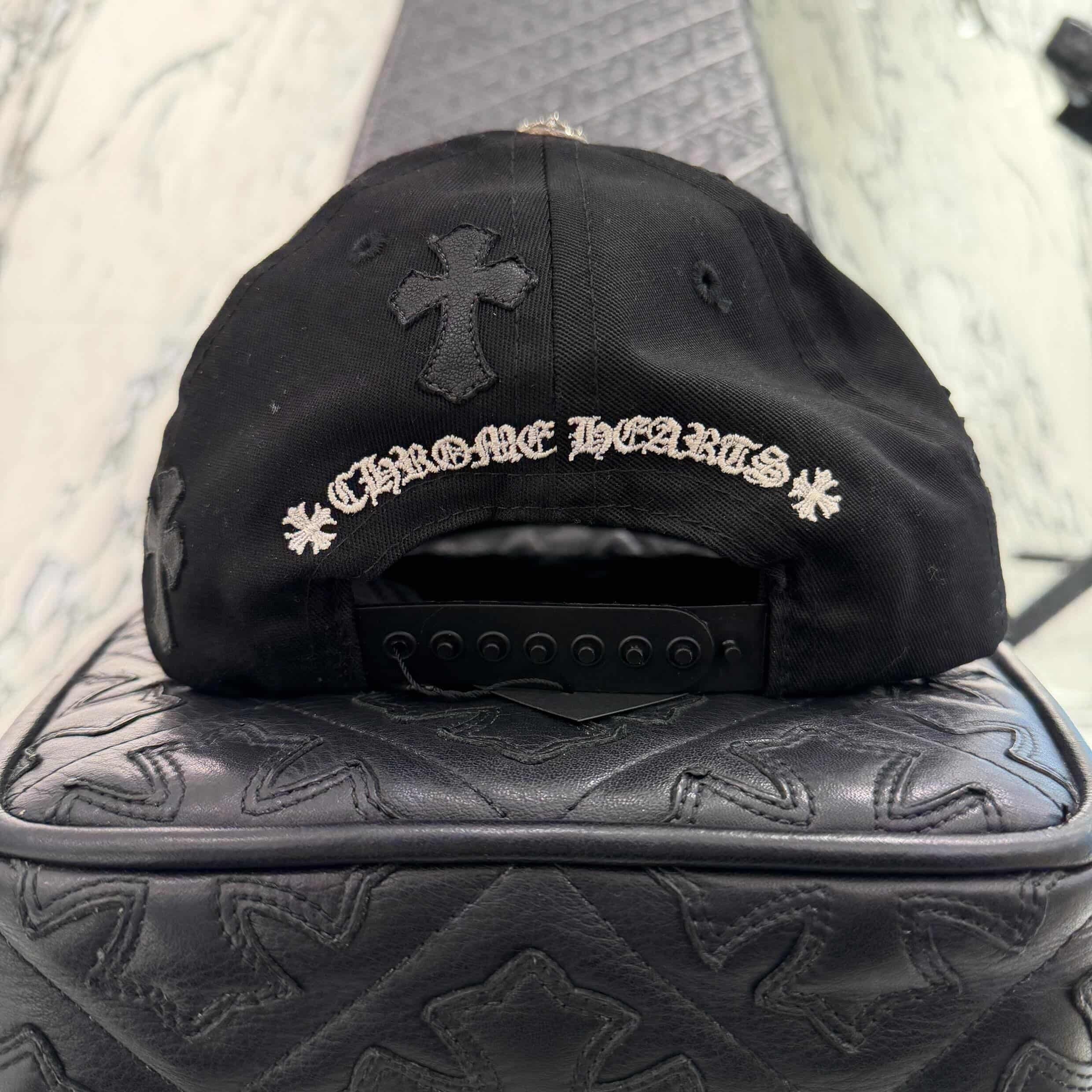CHROME HEARTS Cemetery Cross Patch Trucker Cap Size ONE SIZE (53