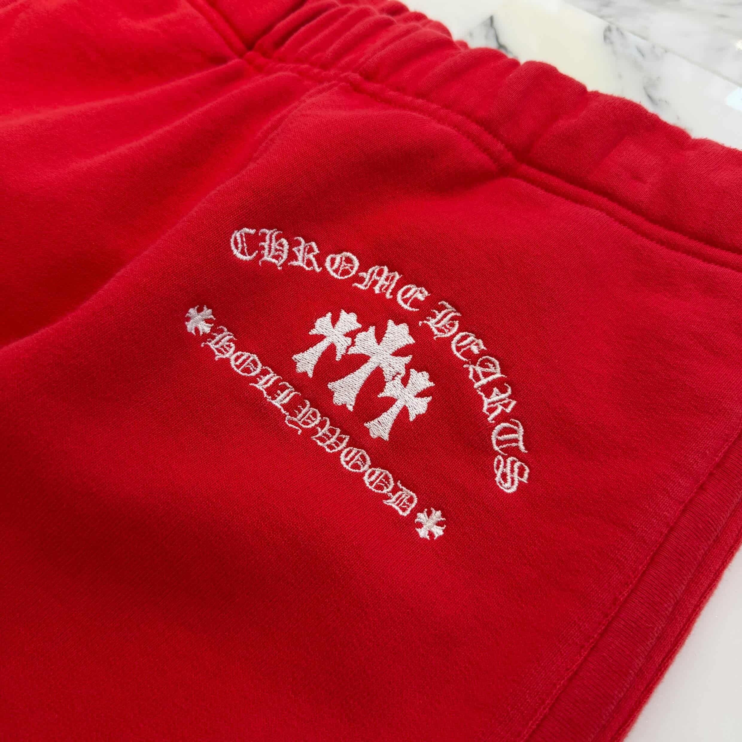 CHROME HEARTS King Taco 3 Cemetery Cross Embroidery Sweat Long Pants Size S クロムハーツ キングタコ3セメタリークロス刺繍スウェットロングパンツ サイズS