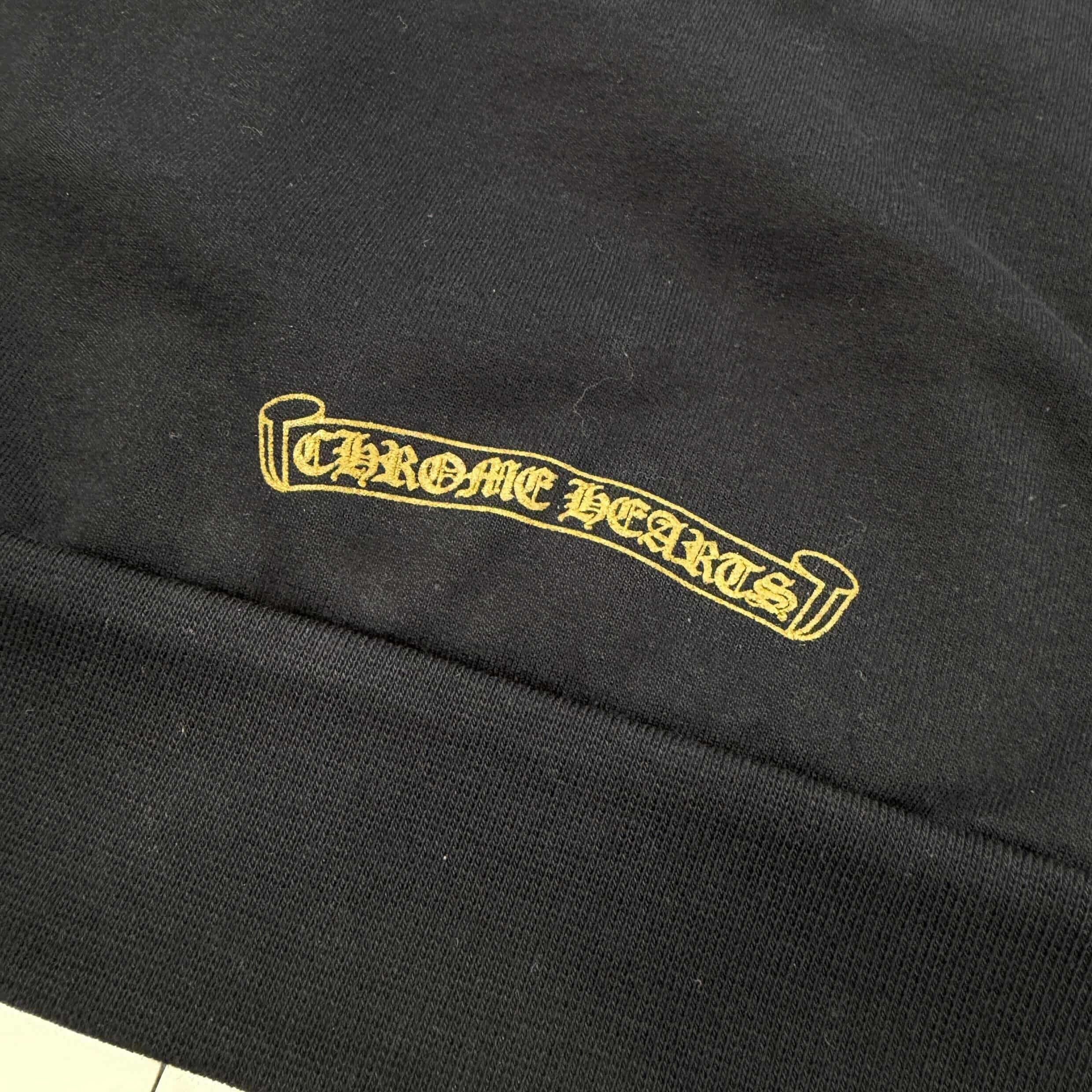 CHROME HEARTS 2026SS Vertical Logo Pullover Hoodie Size L クロムハーツ ヴァーティカルロゴ プルオーバーフーディー サイズL