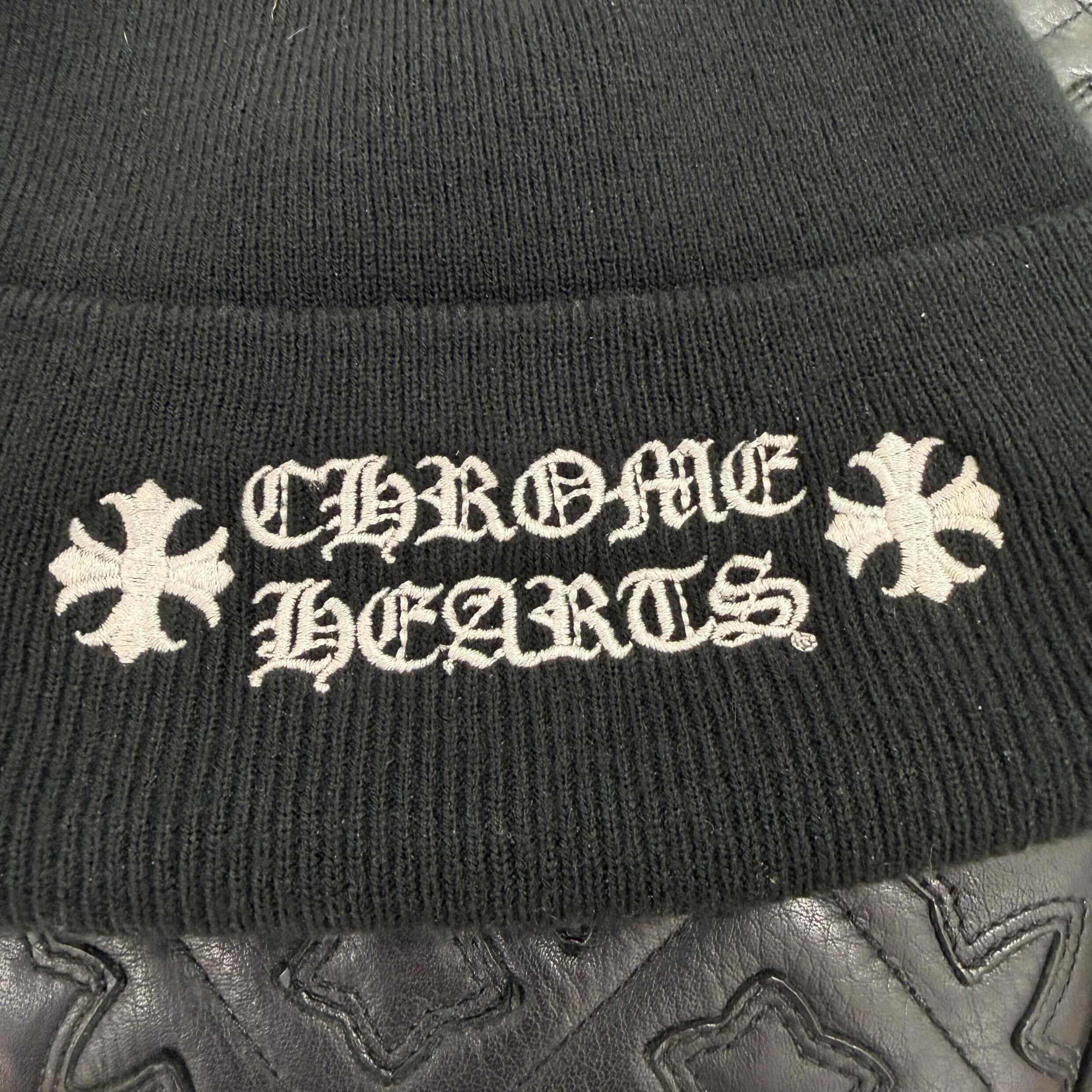 CHROME HEARTS WATCH CAP BLACK Size ONE SIZE (22cm) クロムハーツ ワッチキャップ ブラック サイズONE SIZE (22cm)