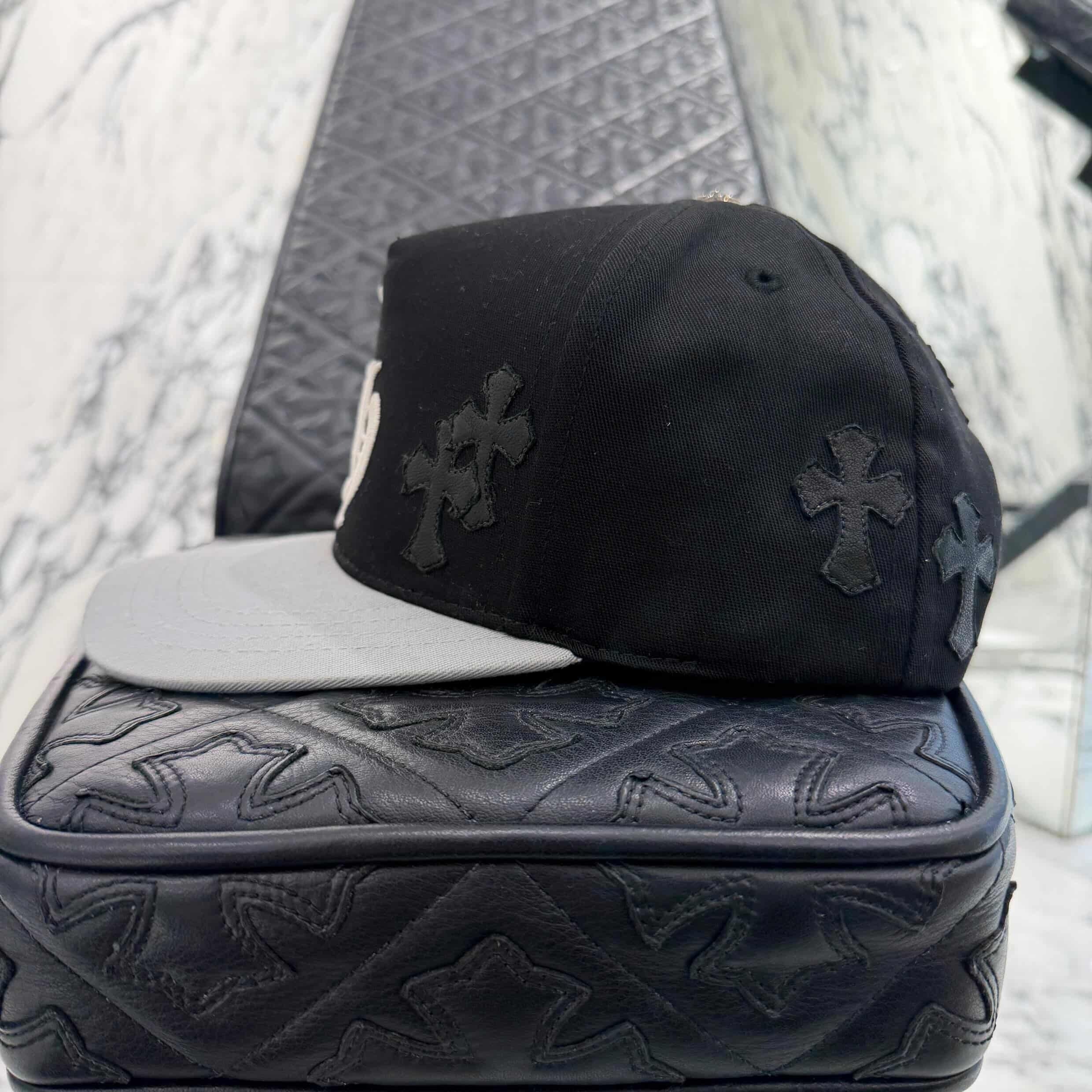 CHROME HEARTS Cemetery Cross Patch Trucker Cap Size ONE SIZE (53