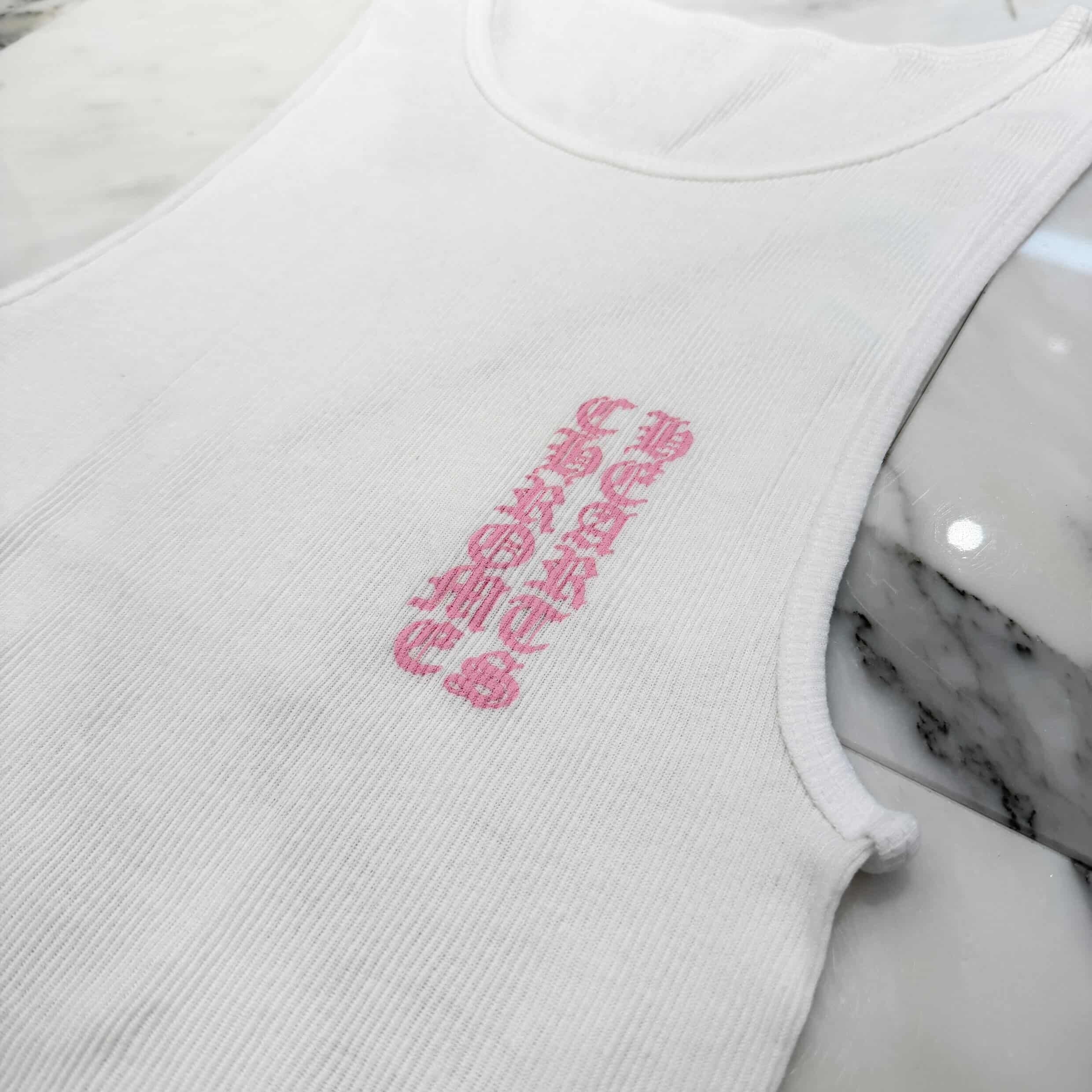 CHROME HEARTS 2025SS Vertical Side Logo Tank Top Size M クロムハーツ ヴァーティカル サイドロゴ タンクトップ サイズM