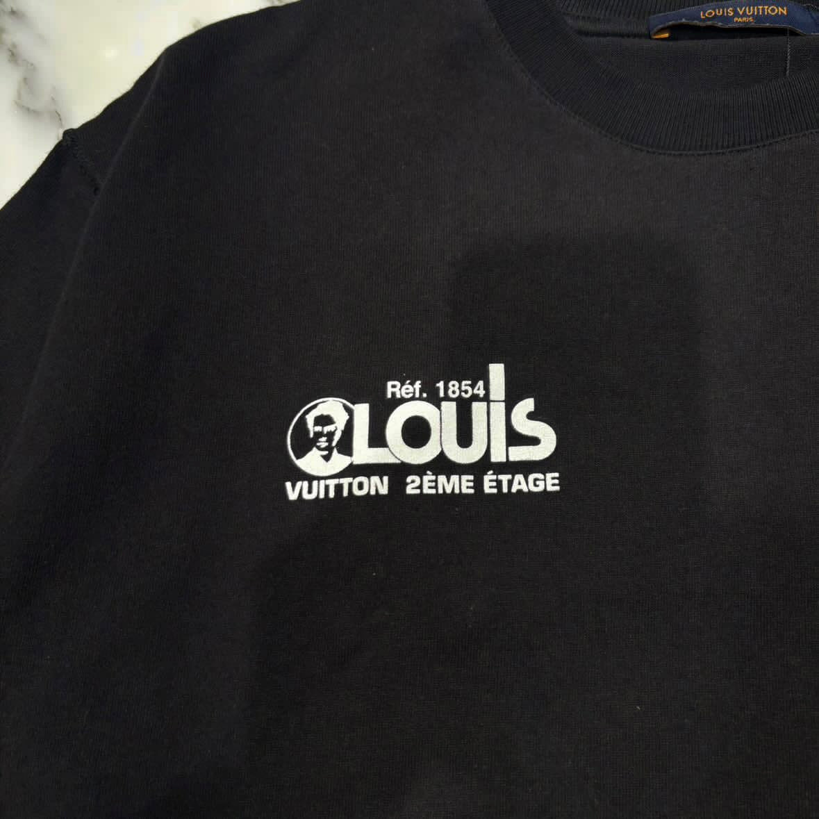 LOUIS VUITTON 2019AW Virgil Abloh Back Flower Print NPL Size M ルイヴィトン ヴァージルアブロー バックフラワープリントTシャツ サイズM