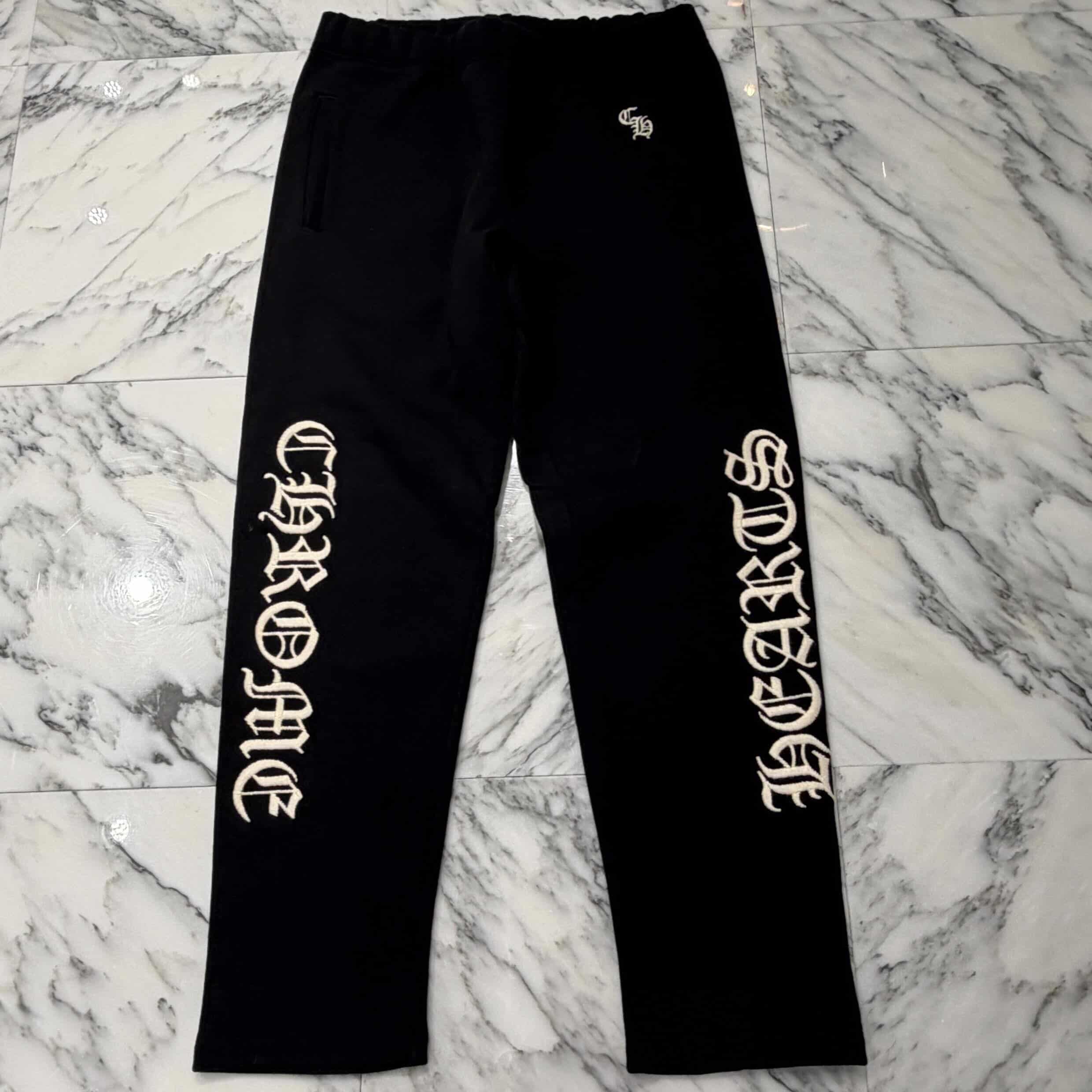 CHROME HEARTS SLO RIDE Logo Embroidery Sweat Long Pants Size M クロムハーツ スローライド ロゴ刺繍 スウェットロングパンツ サイズM