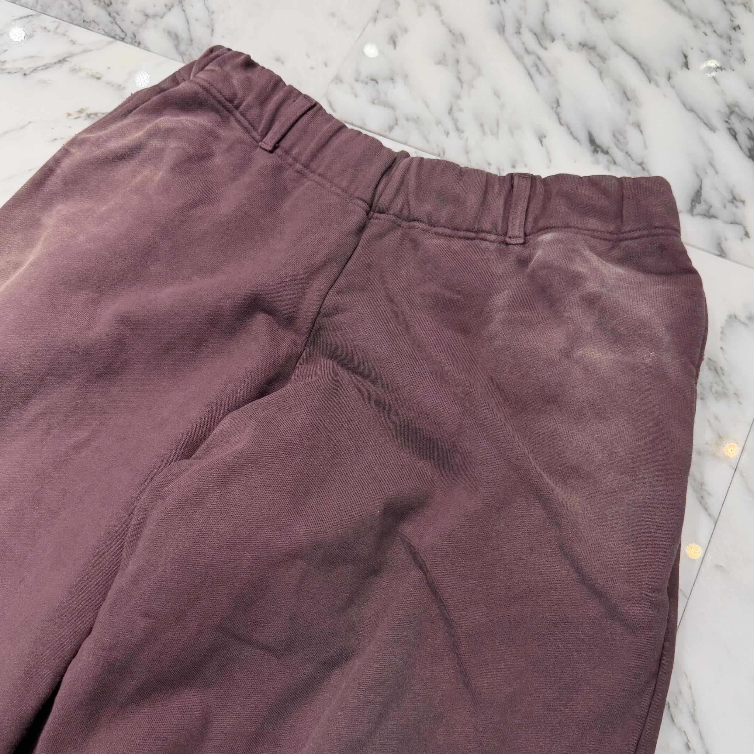 KAMIYA 2025SS "KMY FIRE" Distressed Sweat Pants G14PT076 Size L カミヤ "カミヤ ファイヤー" ダメージ加工 スウェット パンツ サイズL