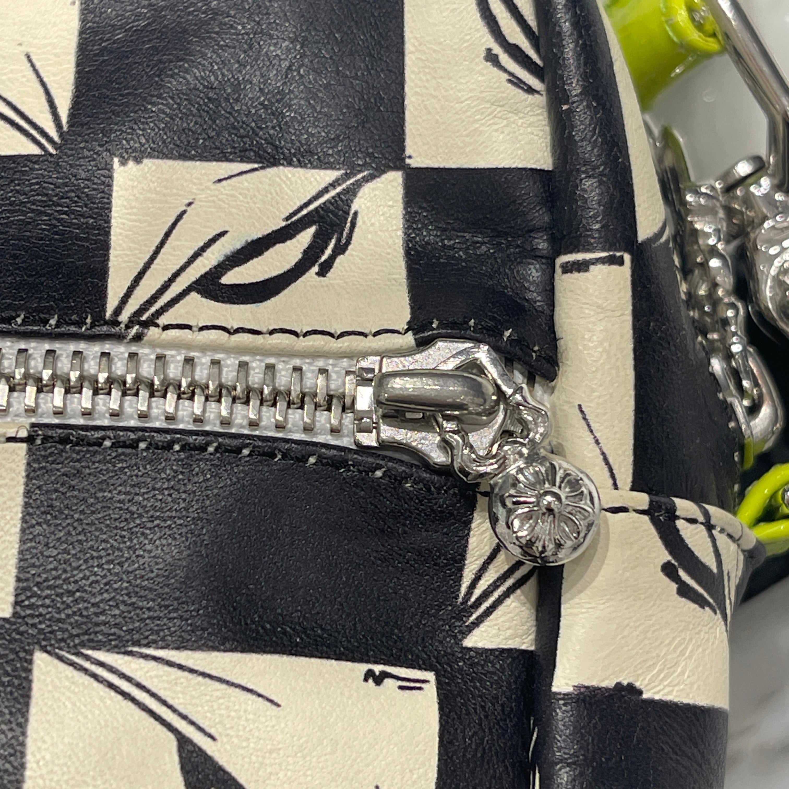 CHROME HEARTS × MATTY BOY PPO 99EYES TAKA MINI 3 Cemetery Cross Patch Shoulder Bag クロムハーツ × マッティボーイ プロ 99アイズ タカミニ 3セメタリークロスパッチ ショルダーバッグ