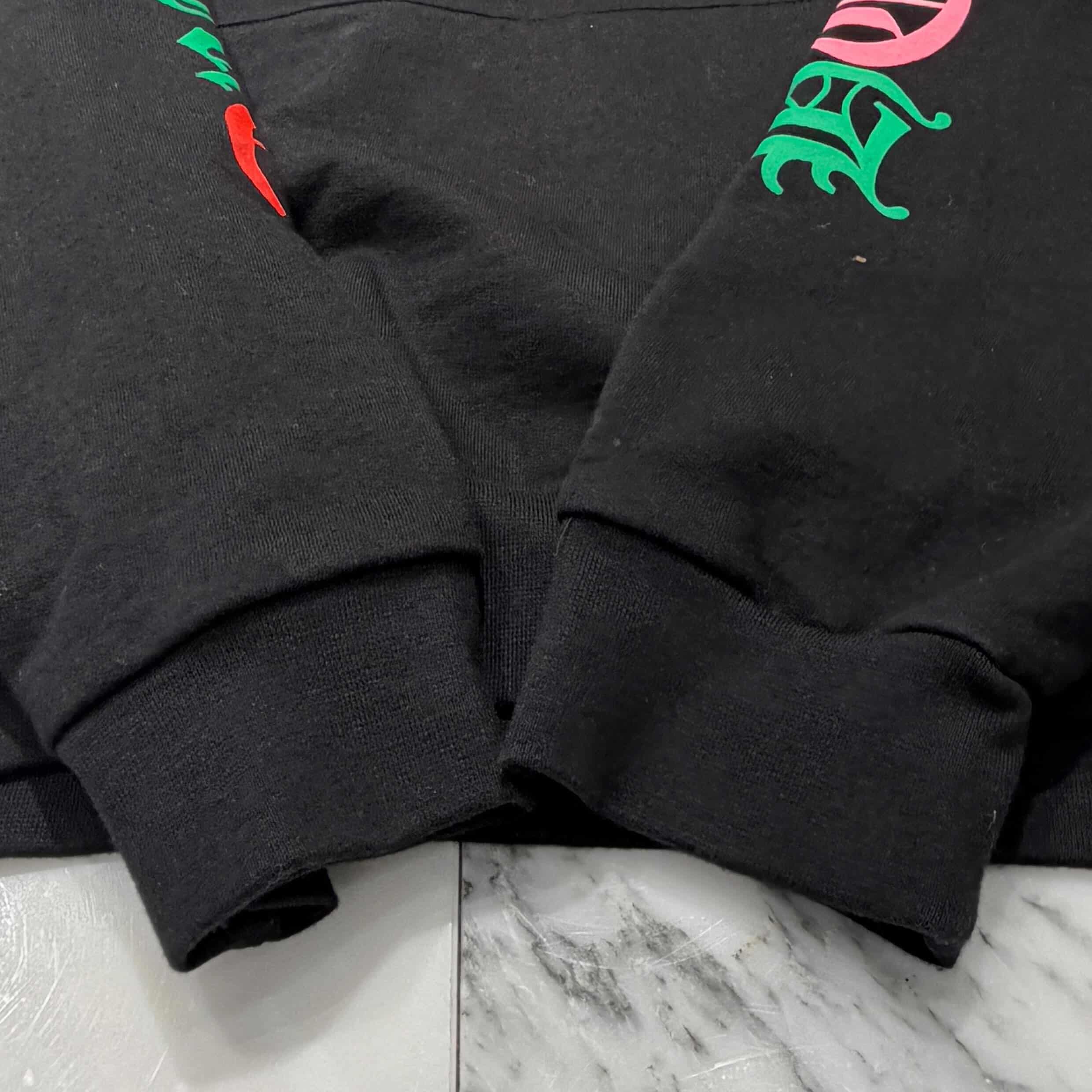 CHROME HEARTS 2021SS MLTCOL CEM CRS Pullover Hoodie Size L クロムハーツ マルチカラー セメタリークロス プルオーバー フーディ サイズL