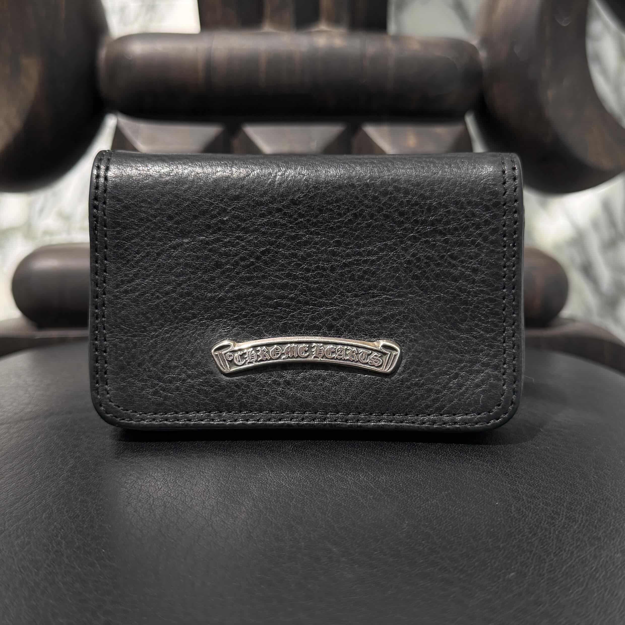 CHROME HEARTS Grommet Leather Card Case クロムハーツ グロメット レザーカードケース