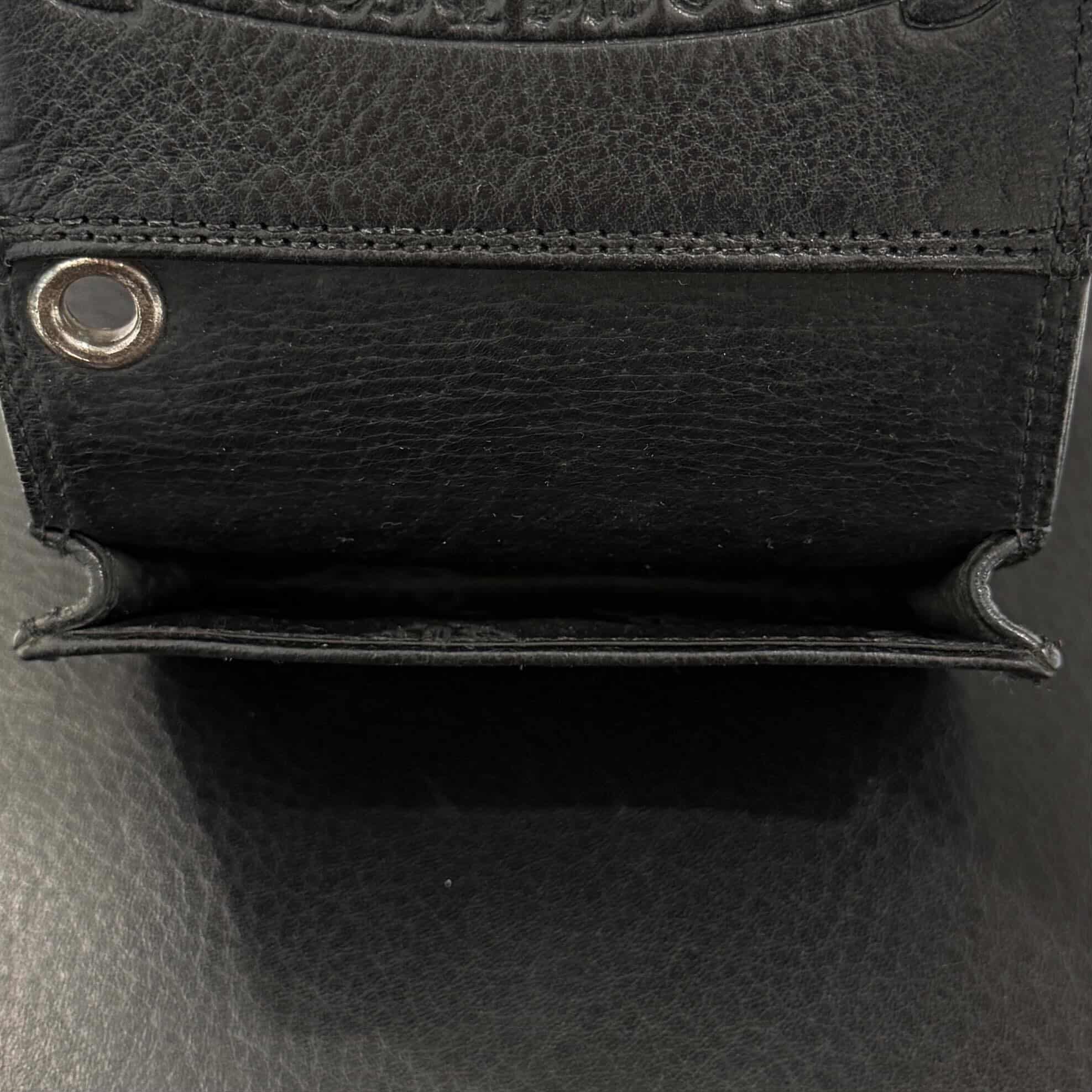 CHROME HEARTS Grommet Leather Card Case クロムハーツ グロメット レザーカードケース