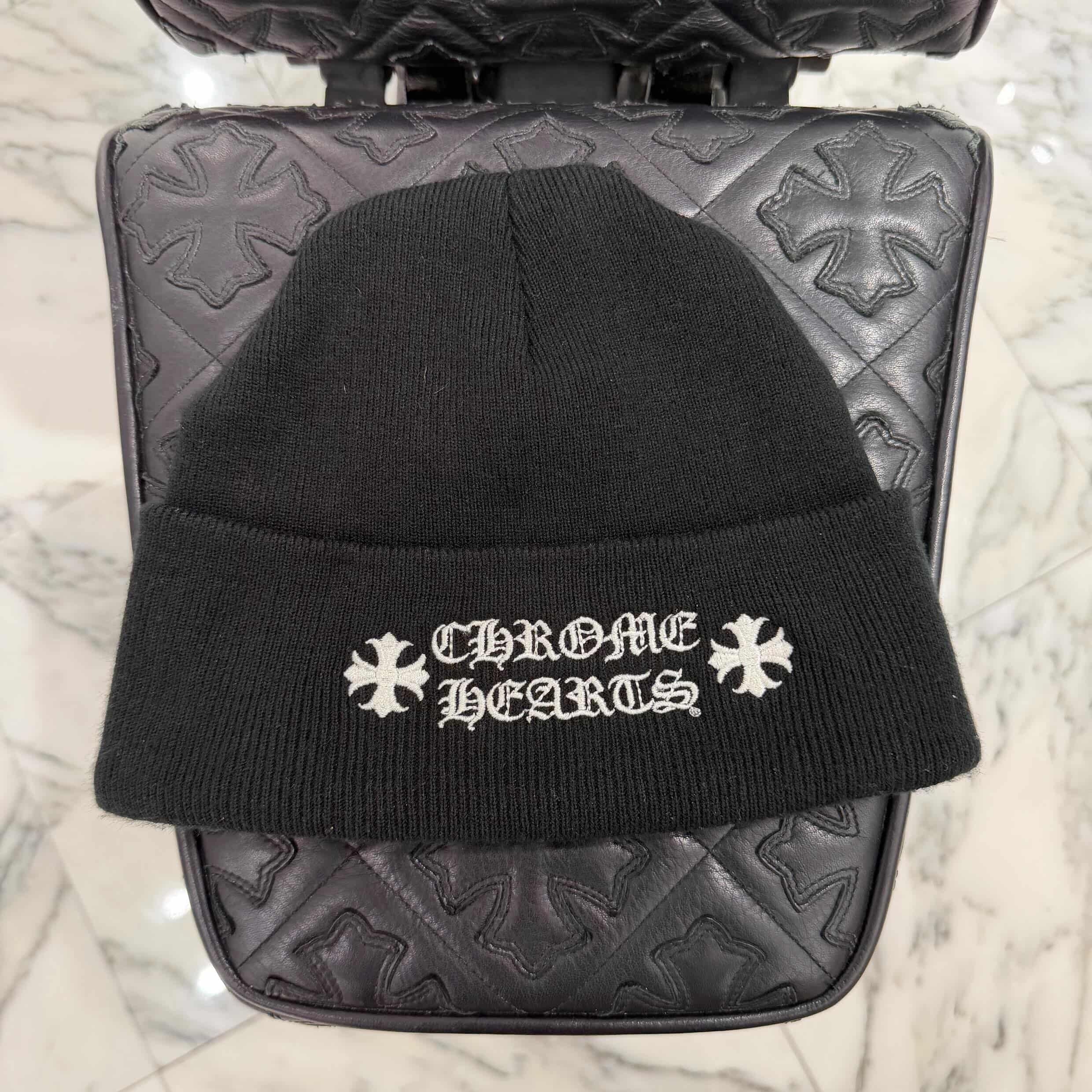 CHROME HEARTS WATCH CAP BLACK Size ONE SIZE (22cm) クロムハーツ ワッチキャップ ブラック サイズONE SIZE (22cm)