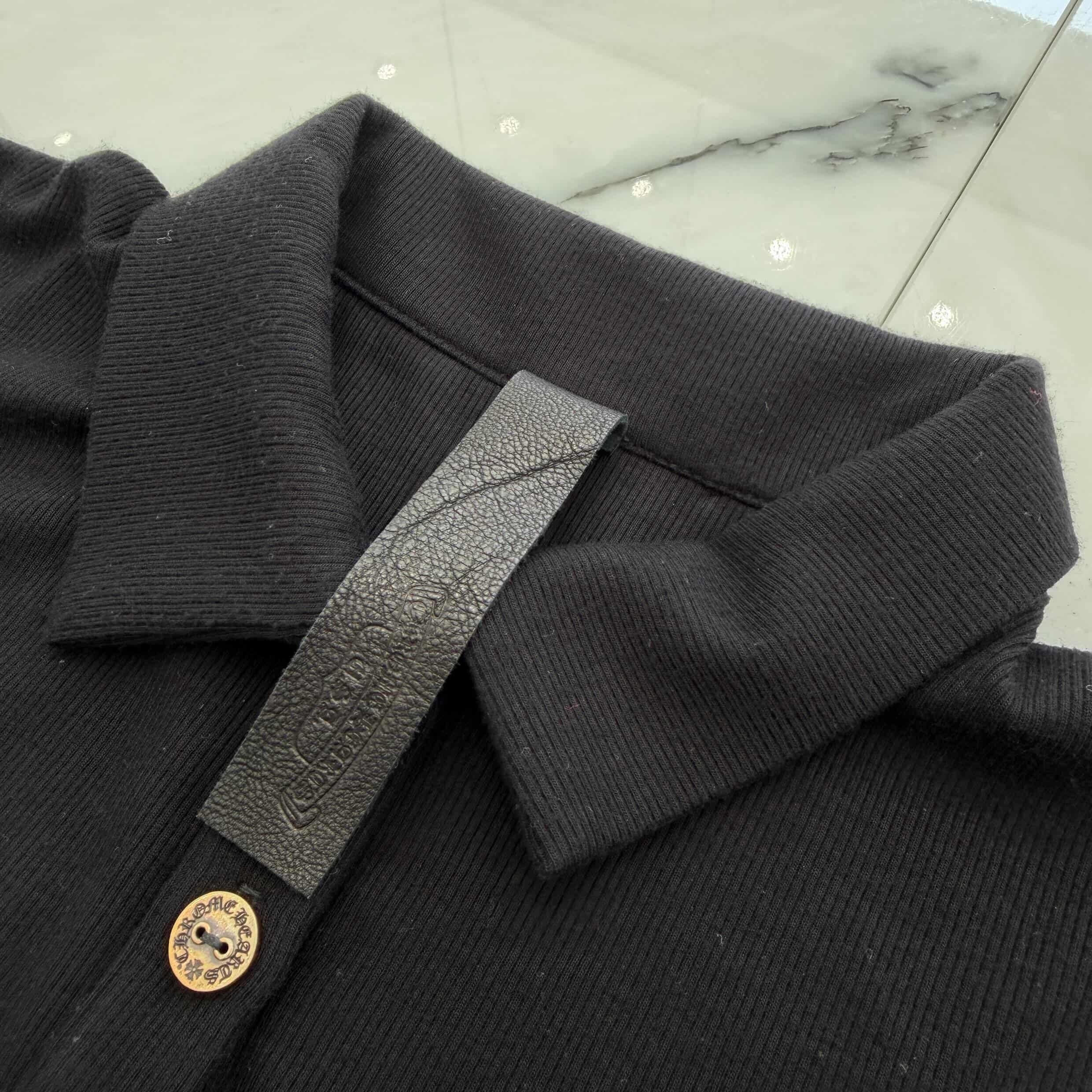 CHROME HEARTS Y NOT Vine Dagger Embroidery Polo Shirt Size L クロムハーツ ワイノット ヴァインダガー刺繍 ポロシャツ サイズL