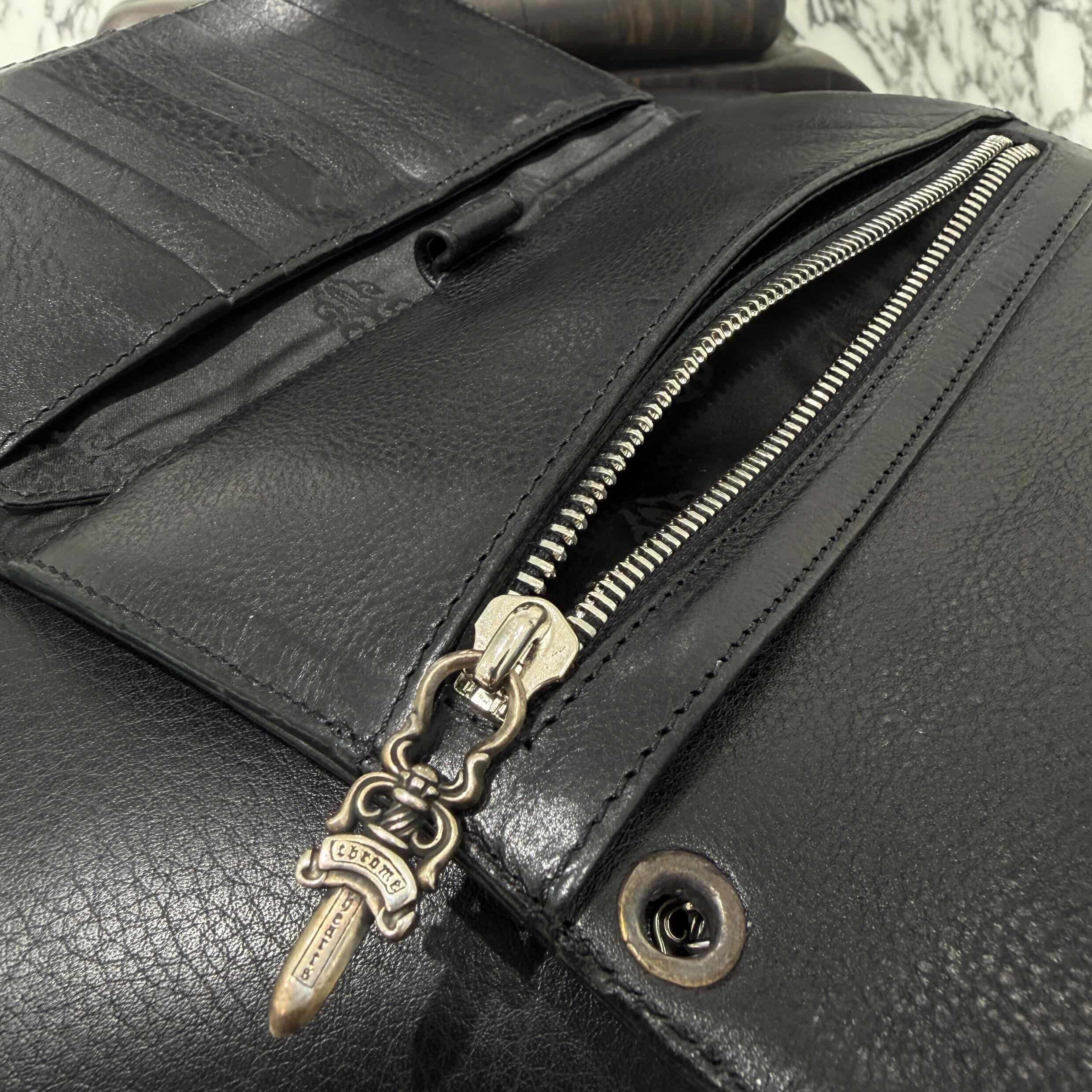 CHROME HEARTS Wave Cross Ball Wallet クロムハーツ ウェーブクロスボール ウォレット
