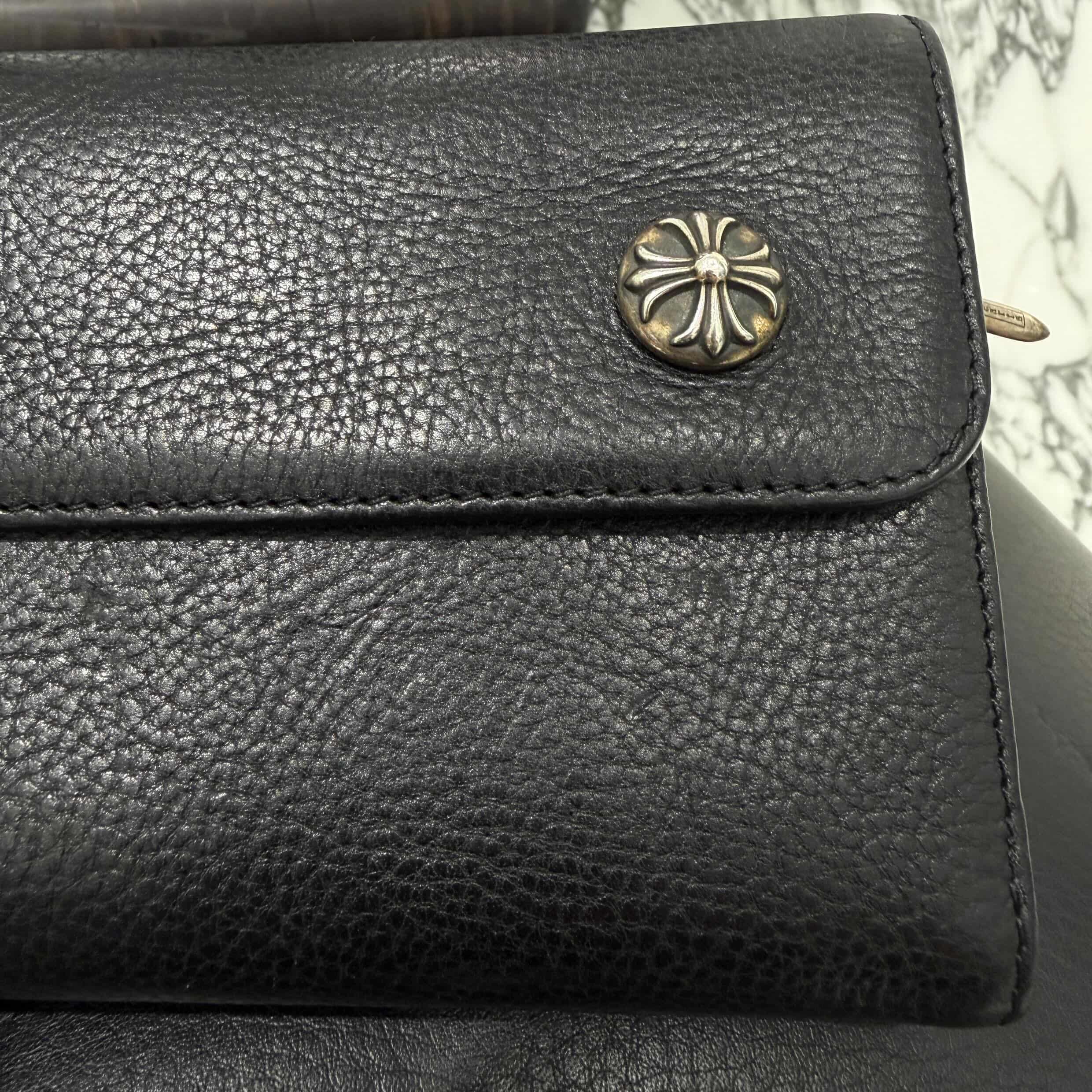 CHROME HEARTS Wave Cross Ball Wallet クロムハーツ ウェーブクロスボール ウォレット