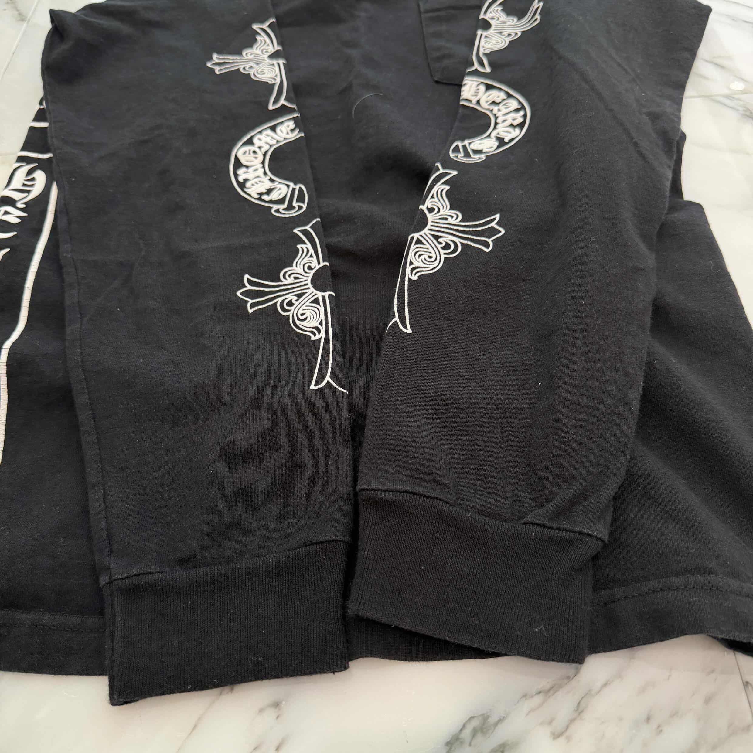CHROME HEARTS Arm Multi Logo Long Sleeve Tee Size S クロムハーツ アームマルチロゴ ロングスリーブTシャツ サイズS