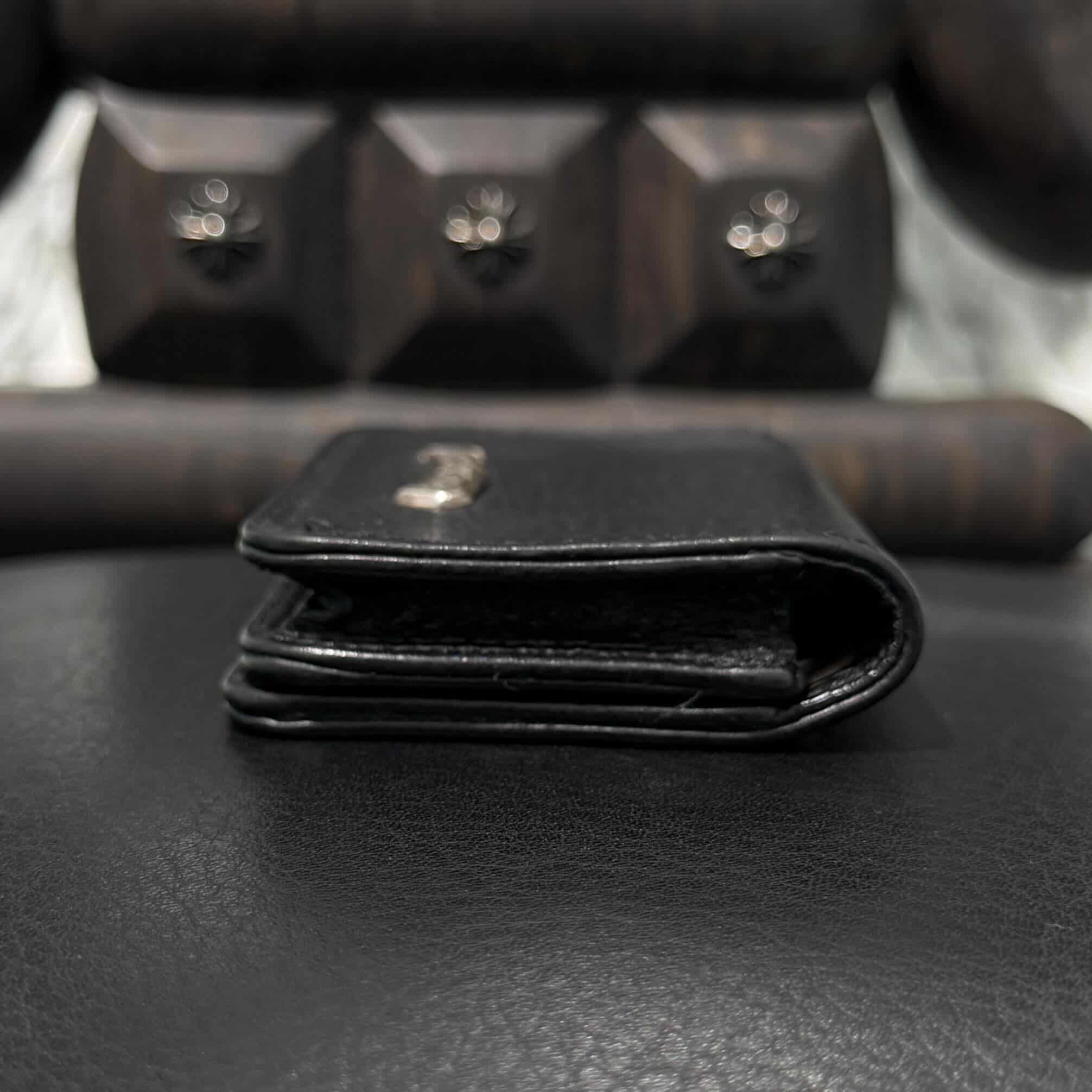 CHROME HEARTS Grommet Leather Card Case クロムハーツ グロメット レザーカードケース