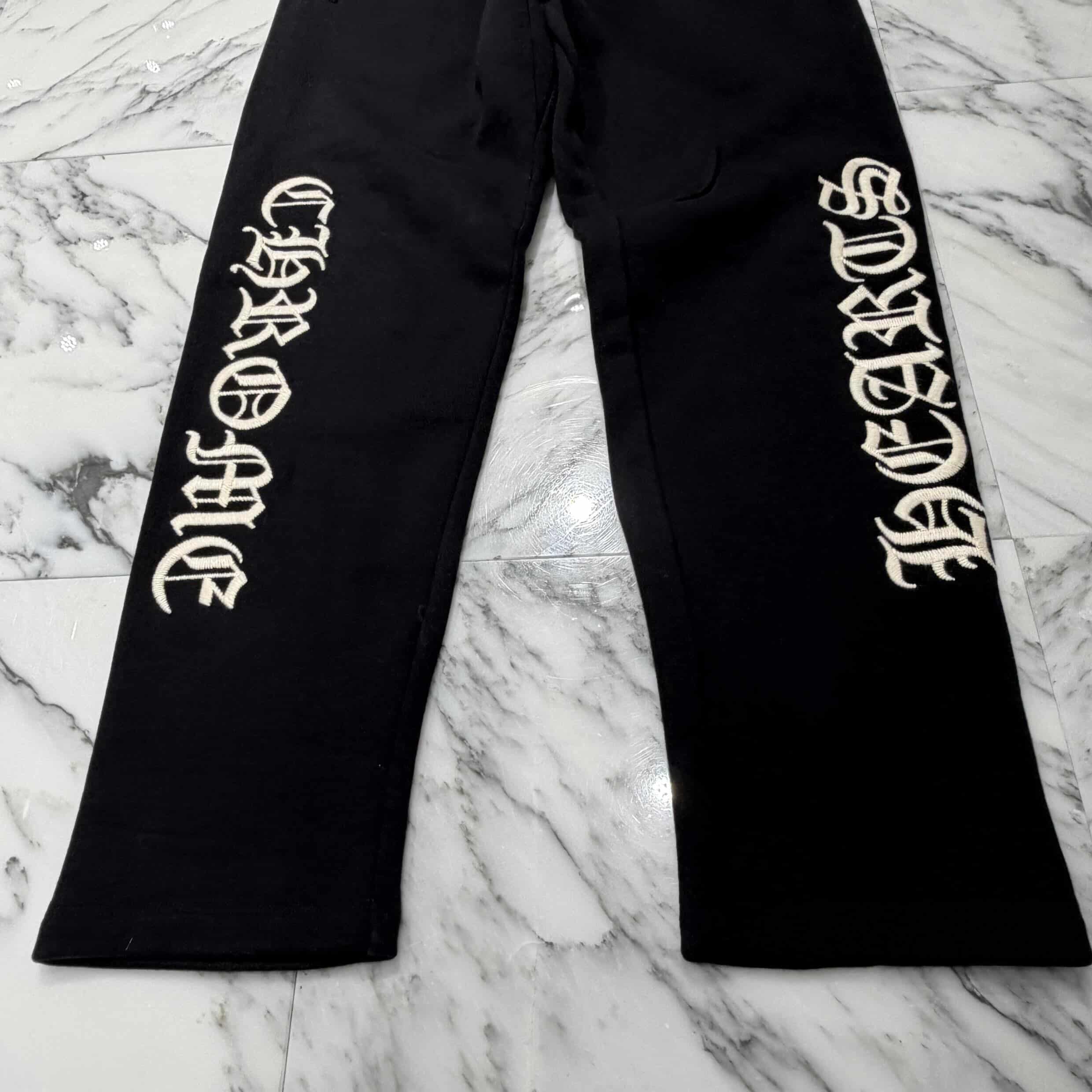 CHROME HEARTS SLO RIDE Logo Embroidery Sweat Long Pants Size M クロムハーツ スローライド ロゴ刺繍 スウェットロングパンツ サイズM