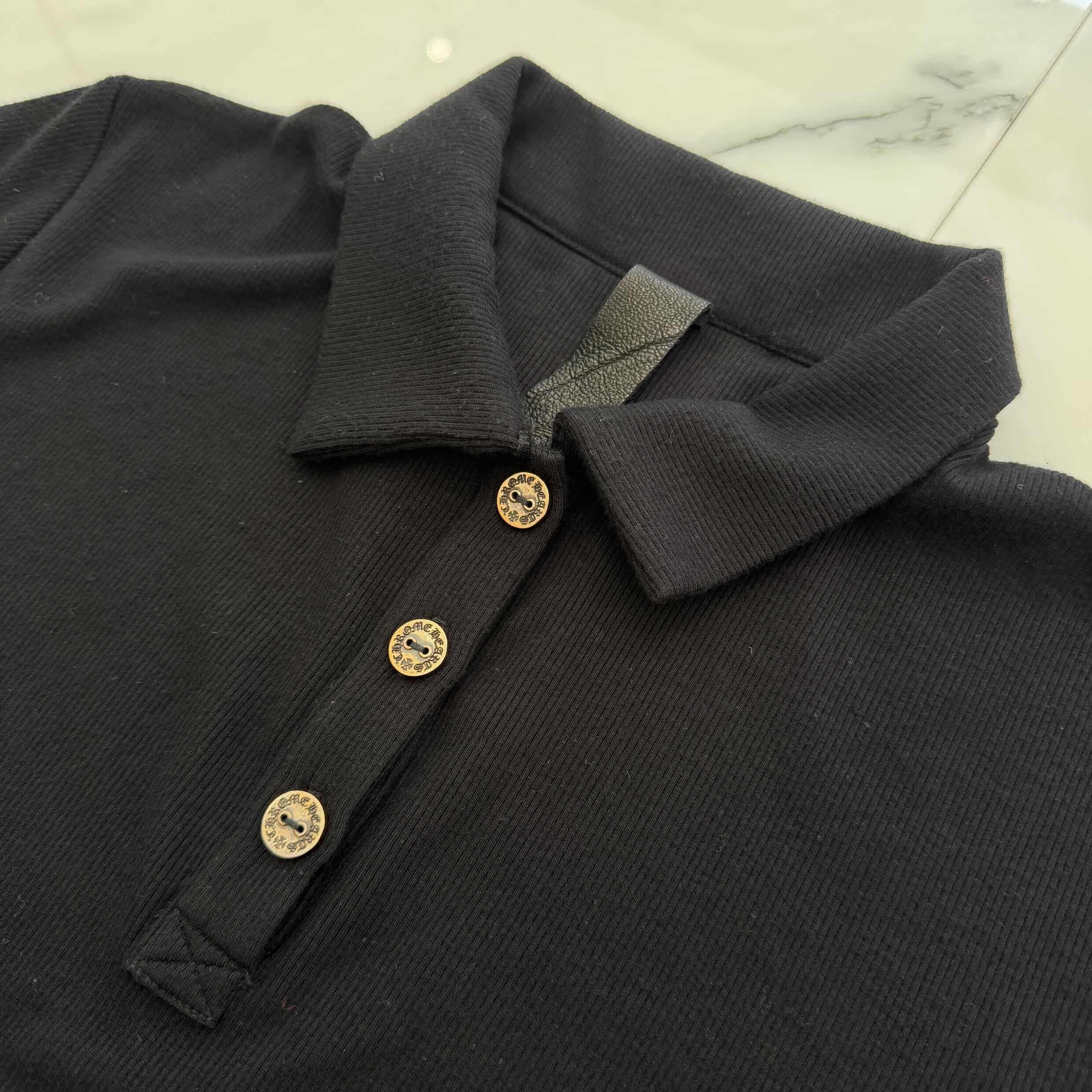 CHROME HEARTS Y NOT Vine Dagger Embroidery Polo Shirt Size L クロムハーツ ワイノット ヴァインダガー刺繍 ポロシャツ サイズL
