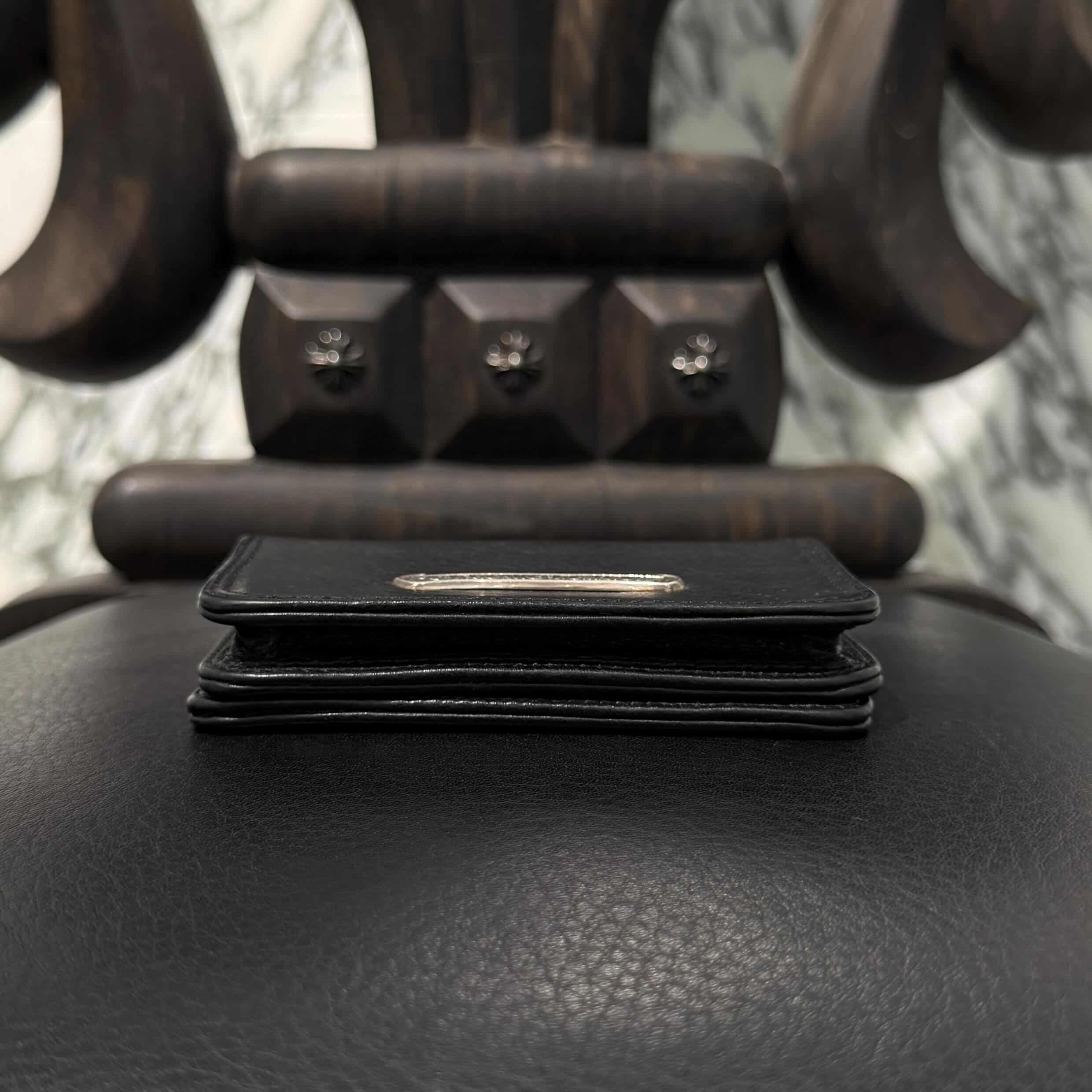 CHROME HEARTS Grommet Leather Card Case クロムハーツ グロメット レザーカードケース