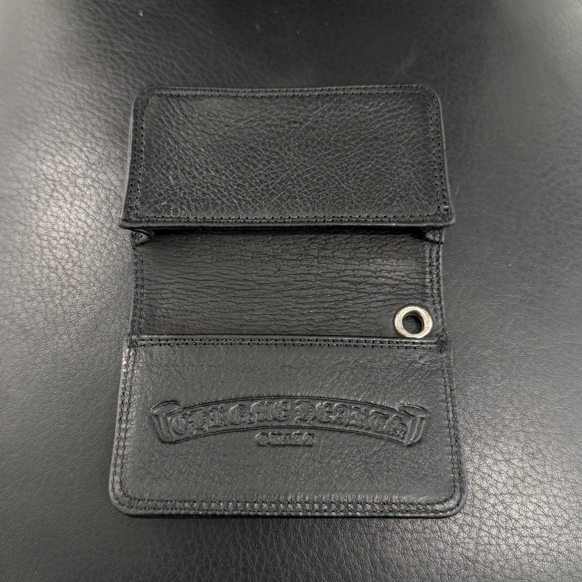 CHROME HEARTS Grommet Leather Card Case クロムハーツ グロメット レザーカードケース