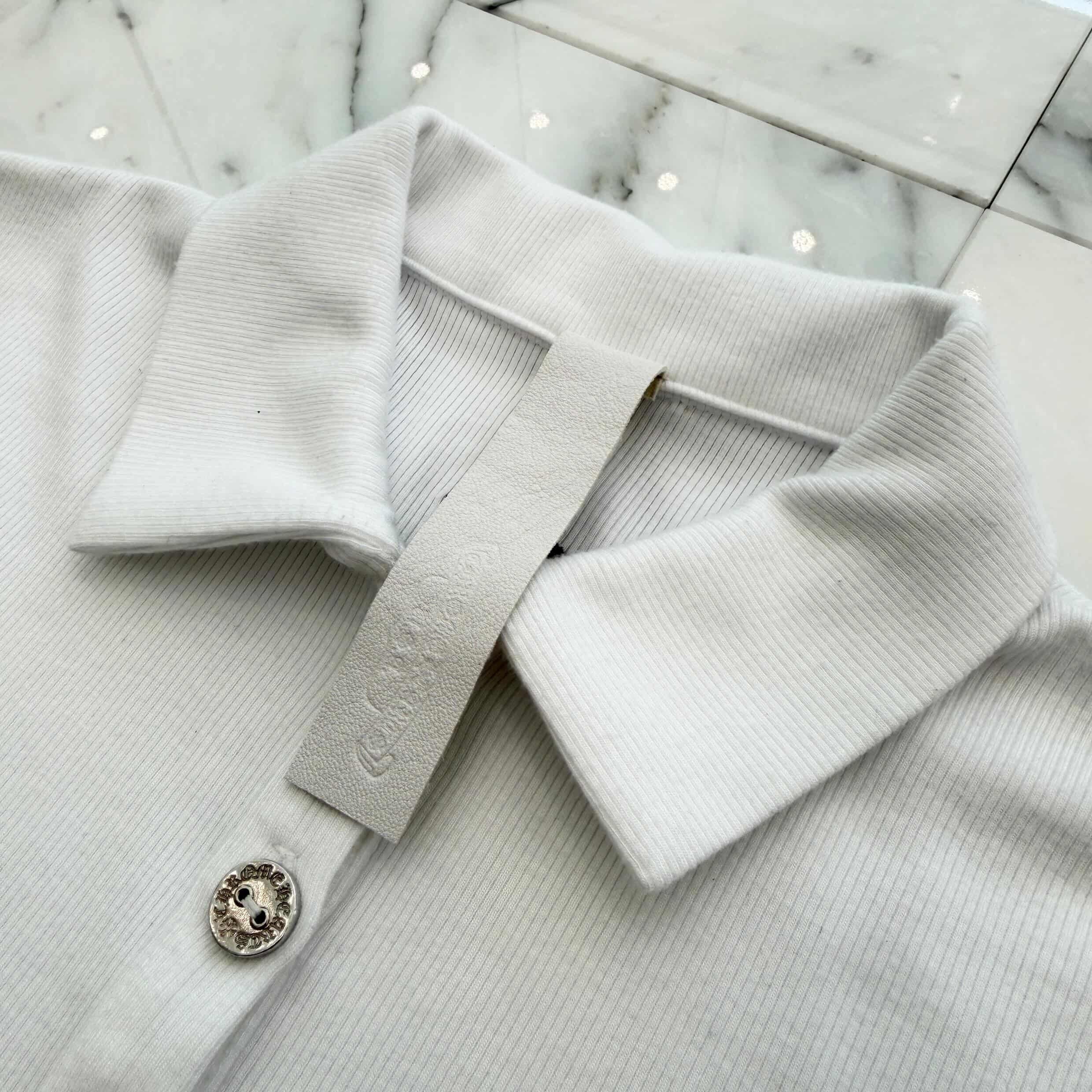 CHROME HEARTS Y NOT Vine Dagger Embroidery Polo Shirt Size XS クロムハーツ ワイノット ヴァインダガー刺繍 ポロシャツ サイズXS