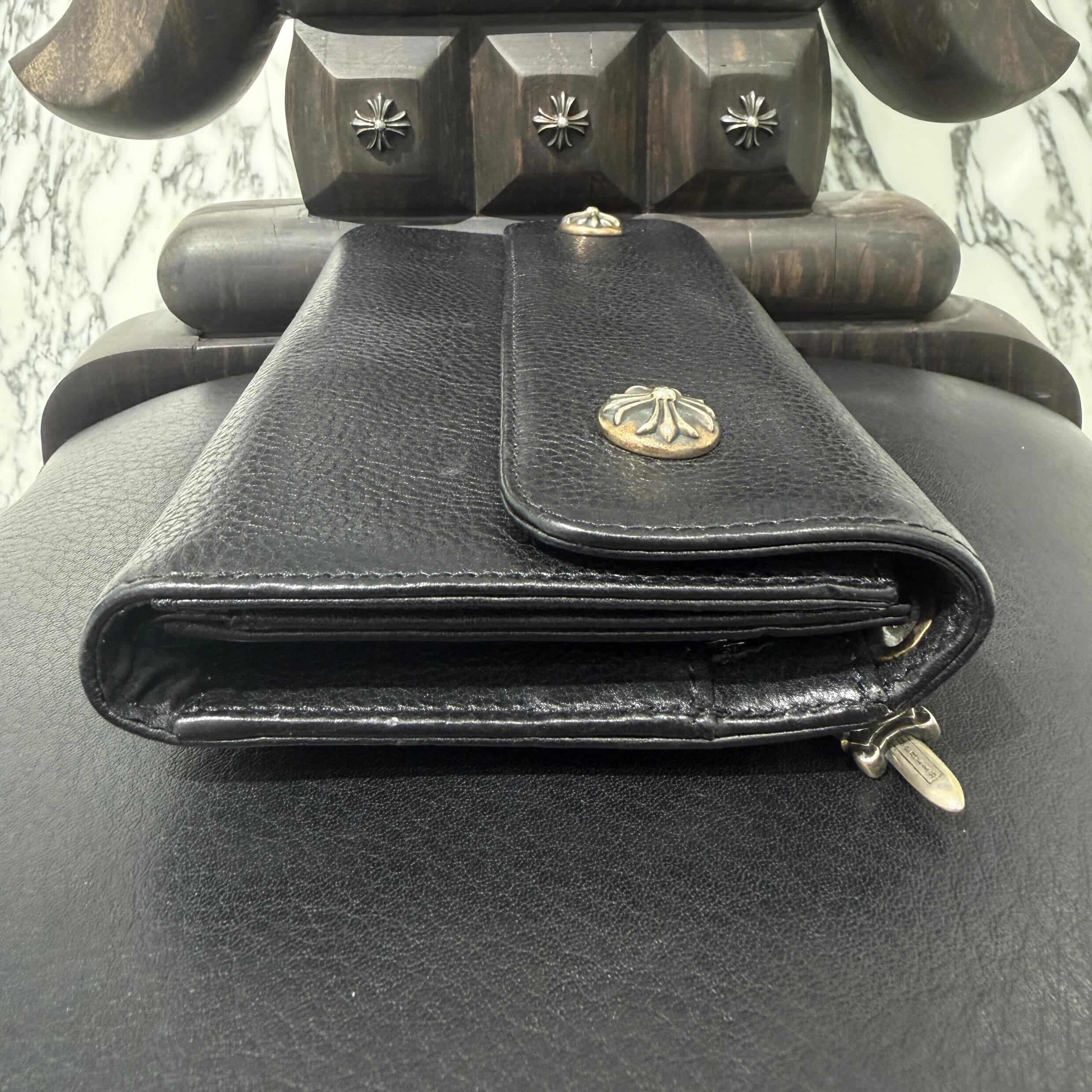 CHROME HEARTS Wave Cross Ball Wallet クロムハーツ ウェーブクロスボール ウォレット