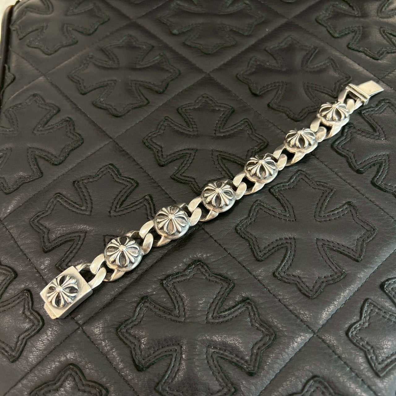CHROME HEARTS Cross Link Bracelet 6 LINK クロムハーツ クロスリンク