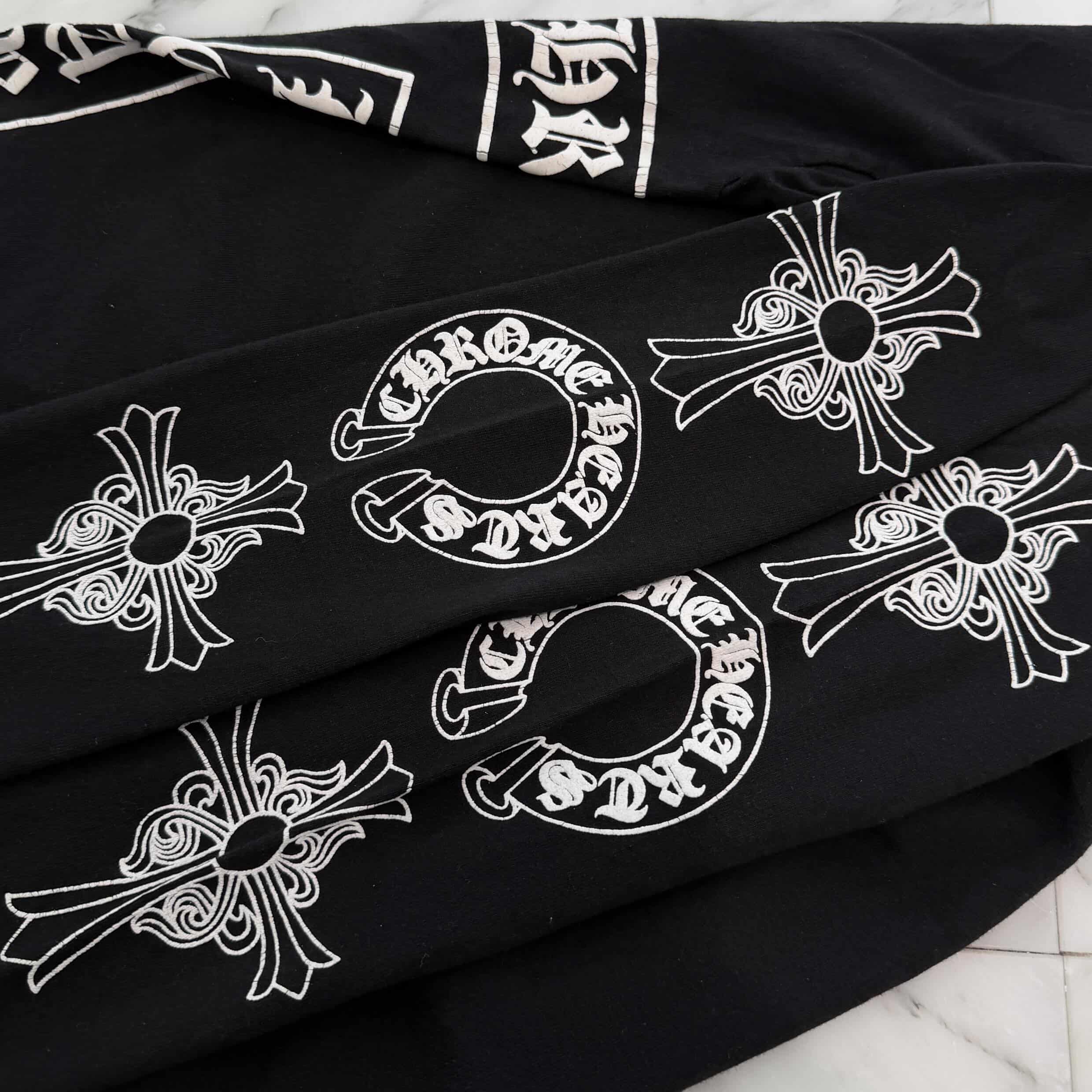 CHROME HEARTS Arm Multi Logo Long Sleeve Tee Size S クロムハーツ アームマルチロゴ ロングスリーブTシャツ サイズS
