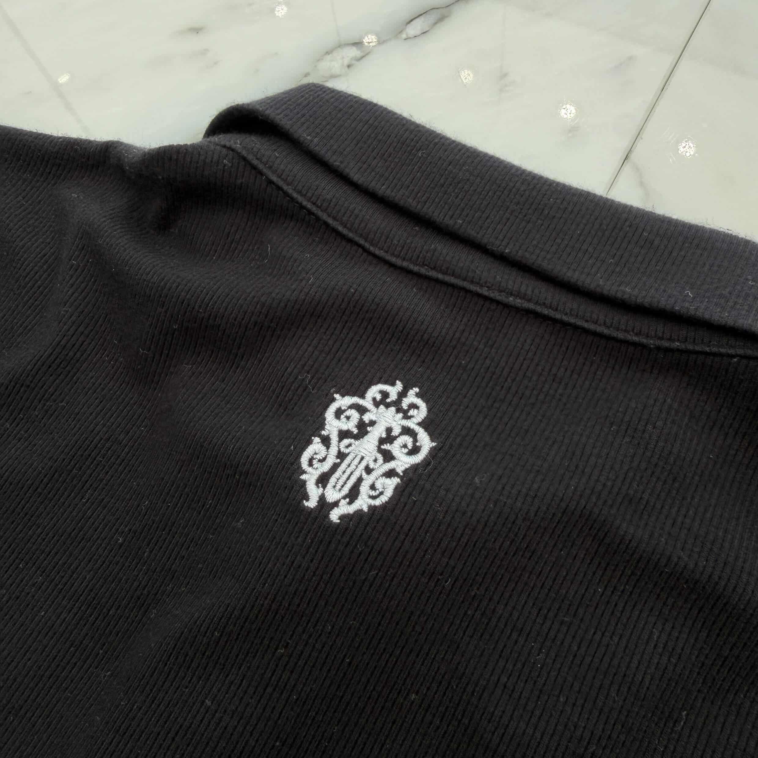 CHROME HEARTS Y NOT Vine Dagger Embroidery Polo Shirt Size L クロムハーツ ワイノット ヴァインダガー刺繍 ポロシャツ サイズL
