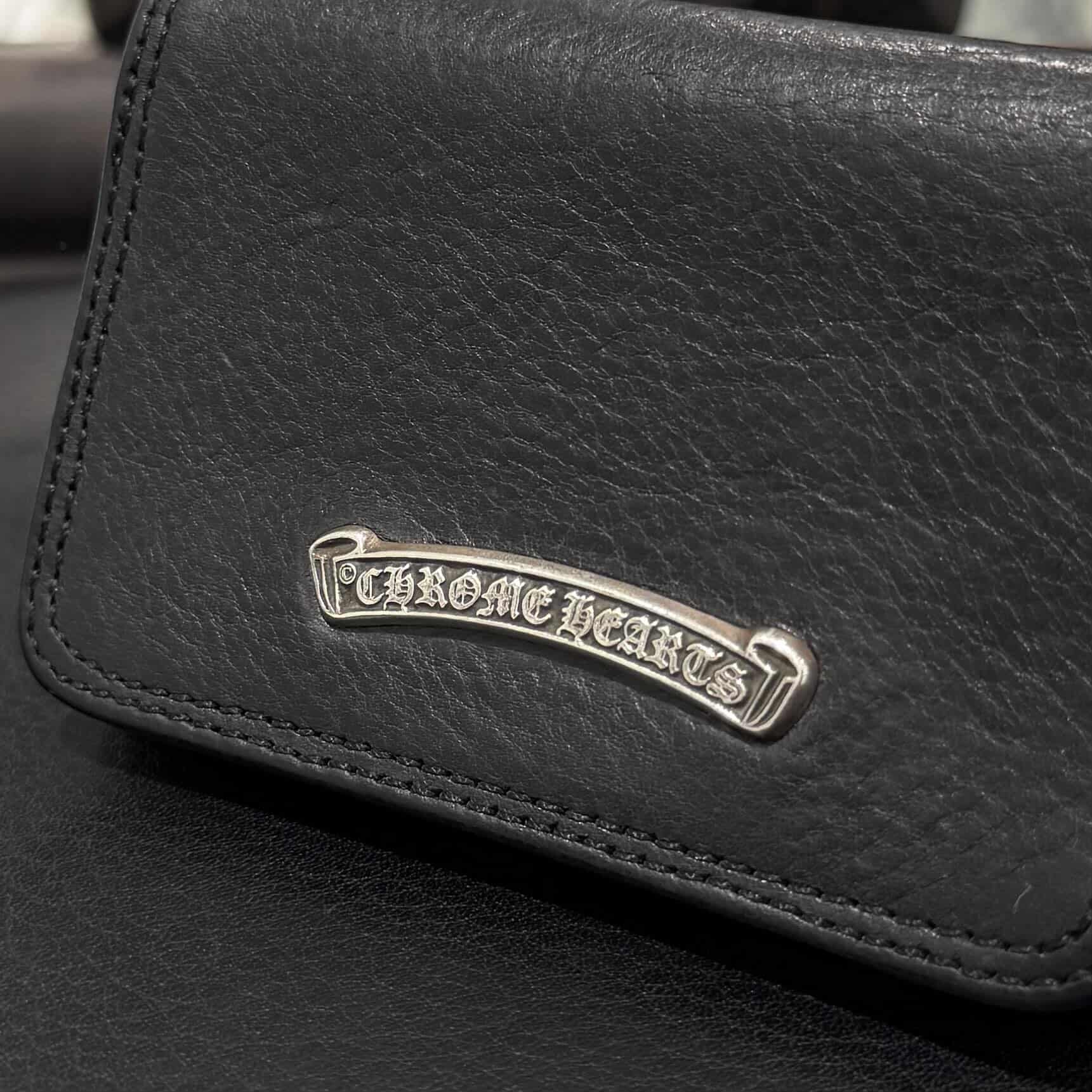 CHROME HEARTS Grommet Leather Card Case クロムハーツ グロメット レザーカードケース