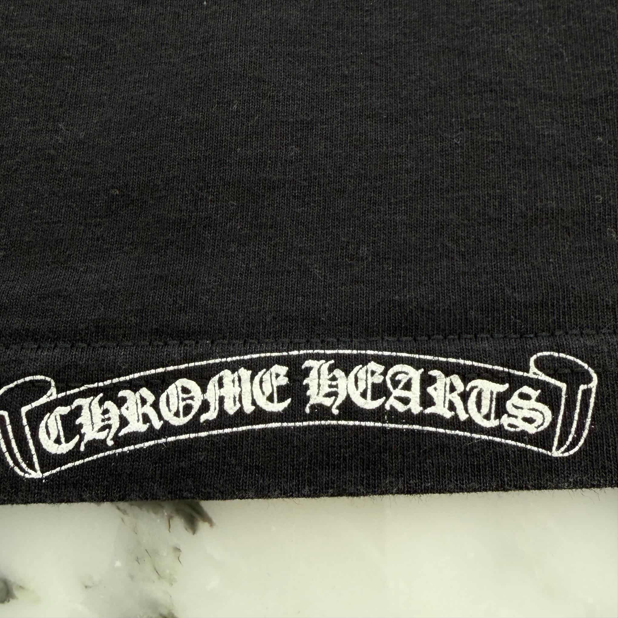 CHROME HEARTS Arm Multi Logo Long Sleeve Tee Size S クロムハーツ アームマルチロゴ ロングスリーブTシャツ サイズS