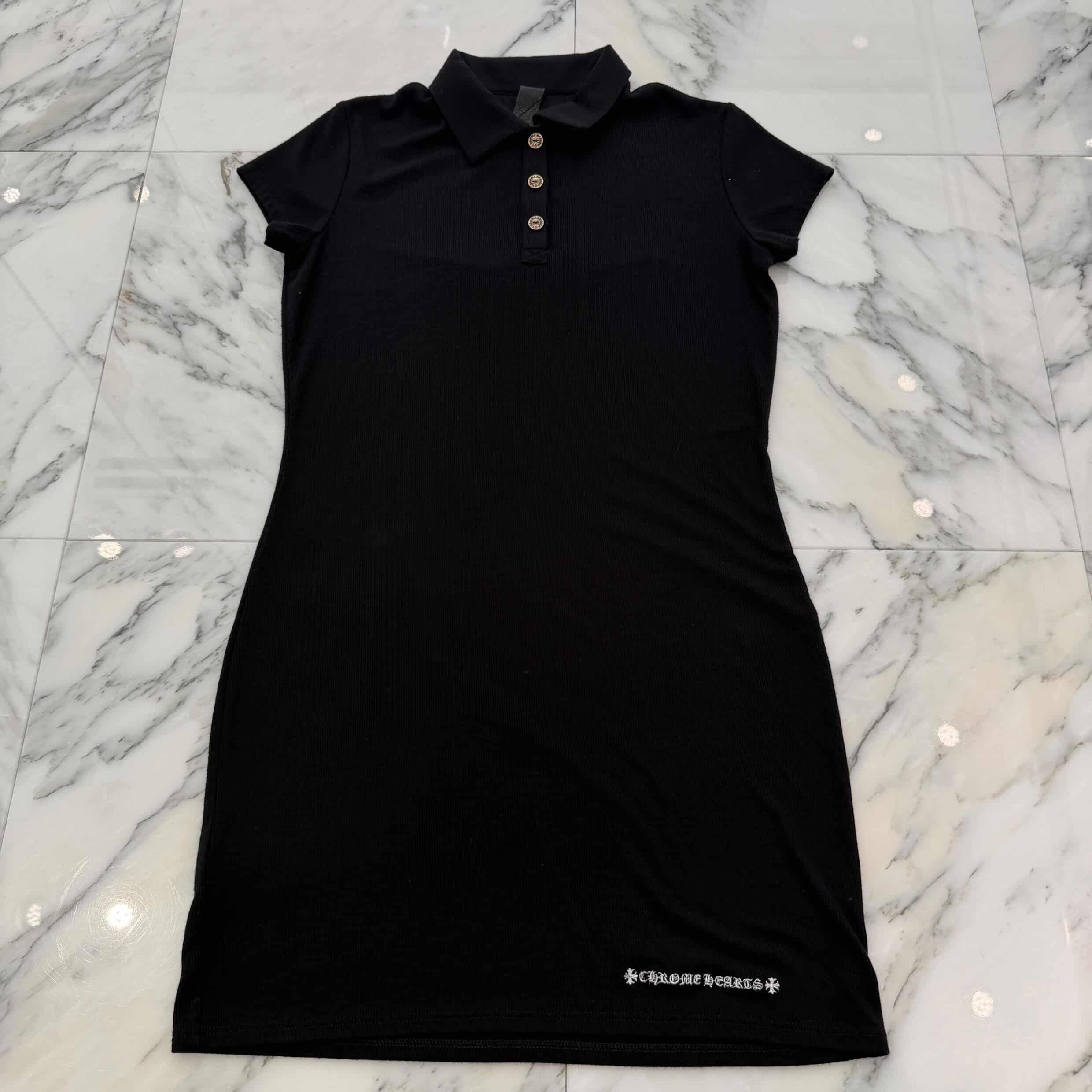 CHROME HEARTS Y NOT Vine Dagger Embroidery Polo Shirt Size L クロムハーツ ワイノット ヴァインダガー刺繍 ポロシャツ サイズL