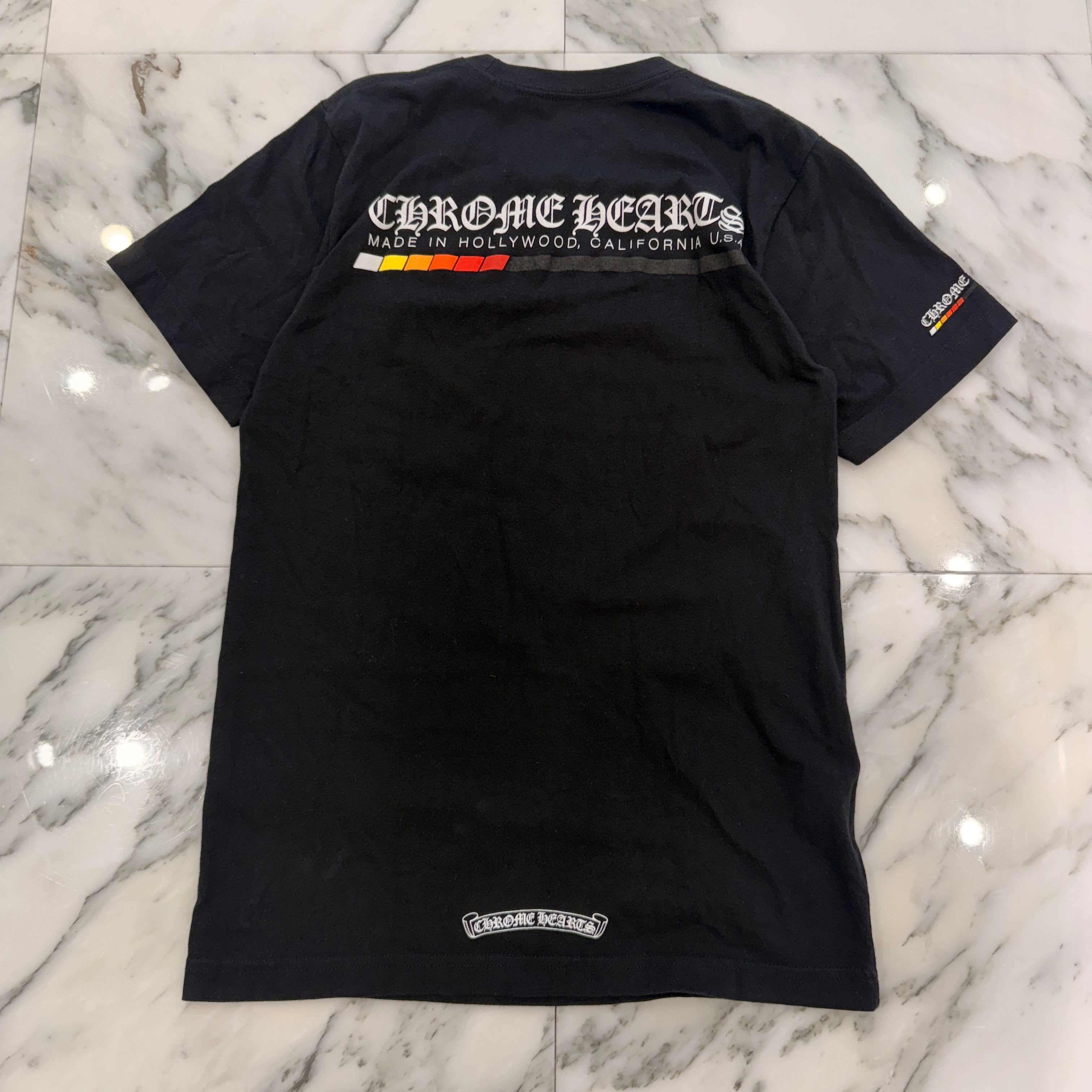 CHROME HEARTS Neon Bar Logo Tee Size S クロムハーツ ネオンバー ロゴ Tシャツ サイズS