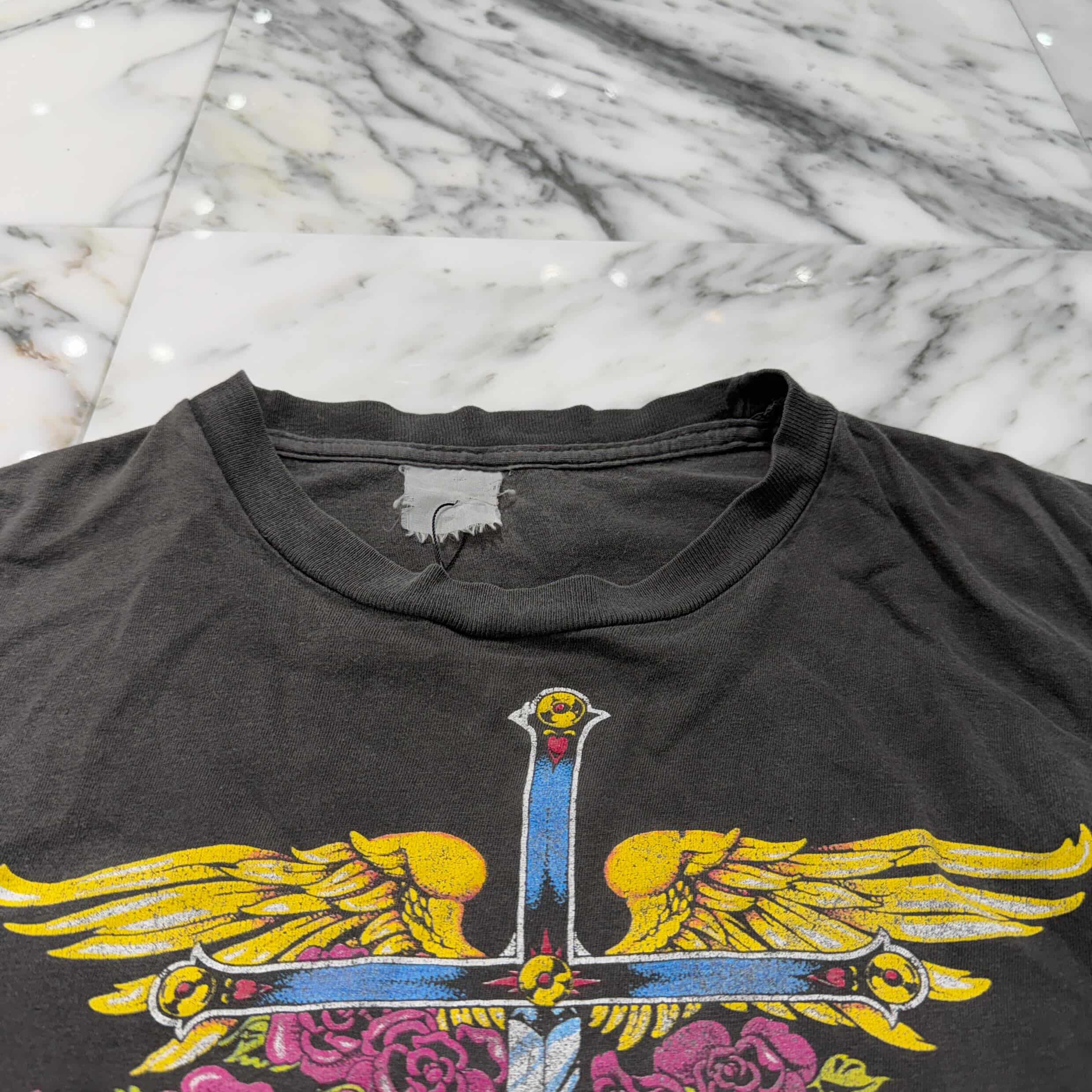 Vintage 80's Bon Jovi "NEW JERSEY SYNDICATE TOUR" S/S Tee ヴィンテージ 80's ボン・ジョヴィ "ニュージャージー・シンジケート・ツアー"  Tシャツ
