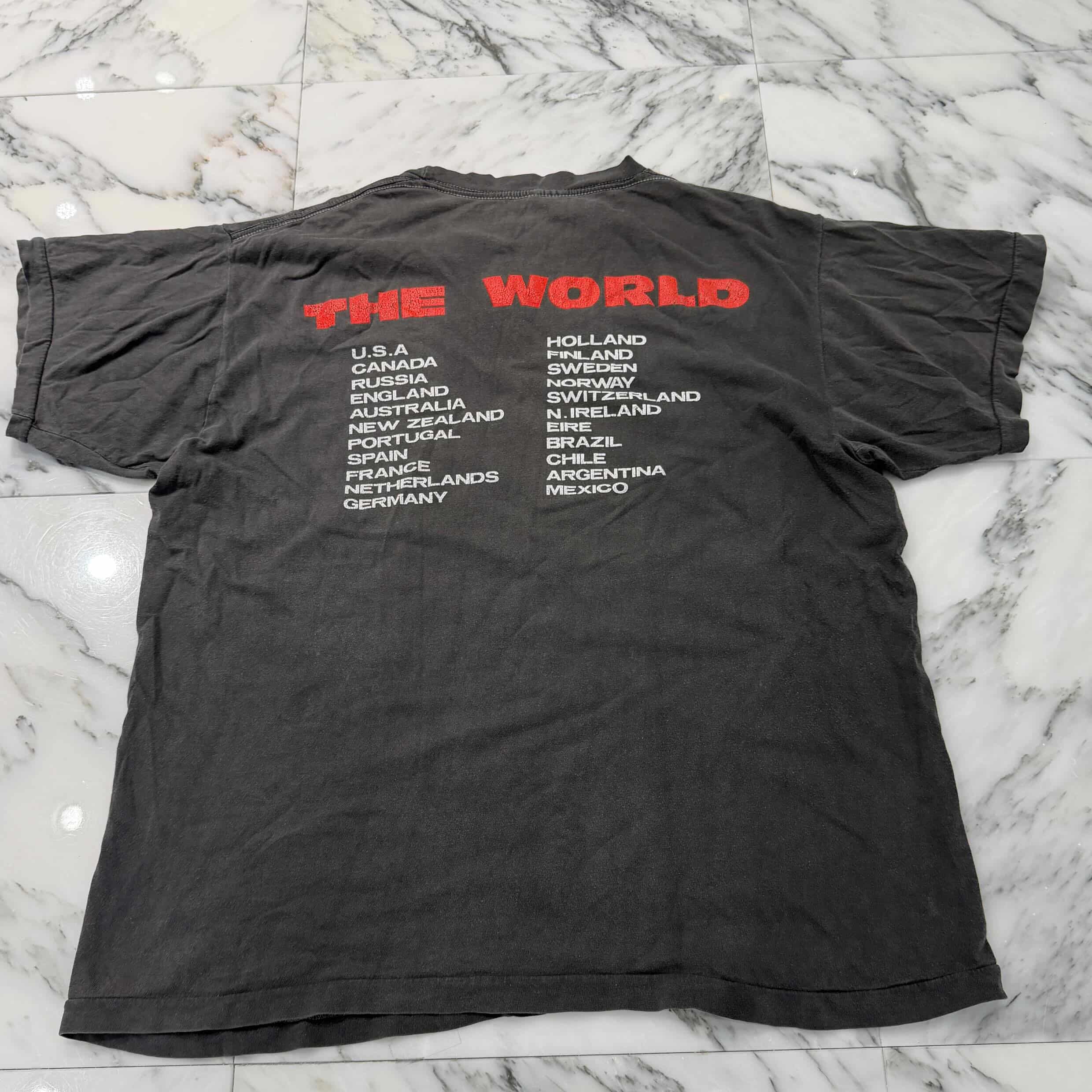 Vintage 80's Bon Jovi "NEW JERSEY SYNDICATE TOUR" S/S Tee ヴィンテージ 80's ボン・ジョヴィ "ニュージャージー・シンジケート・ツアー"  Tシャツ