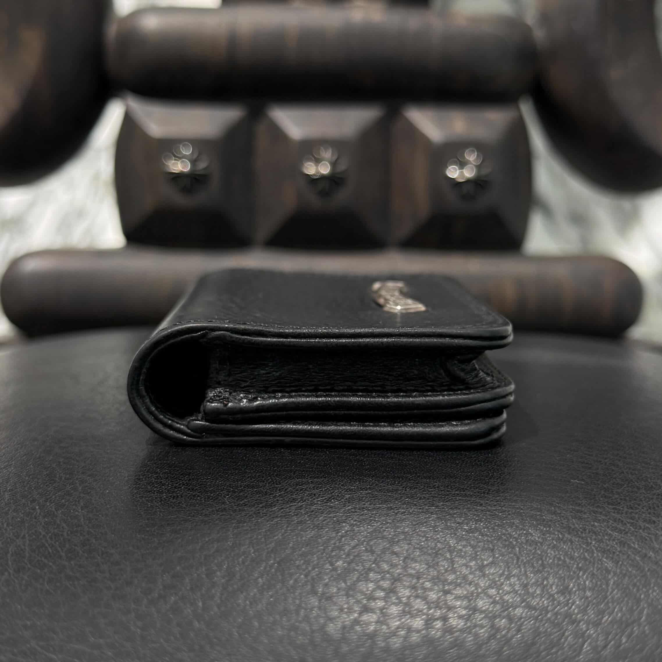 CHROME HEARTS Grommet Leather Card Case クロムハーツ グロメット レザーカードケース