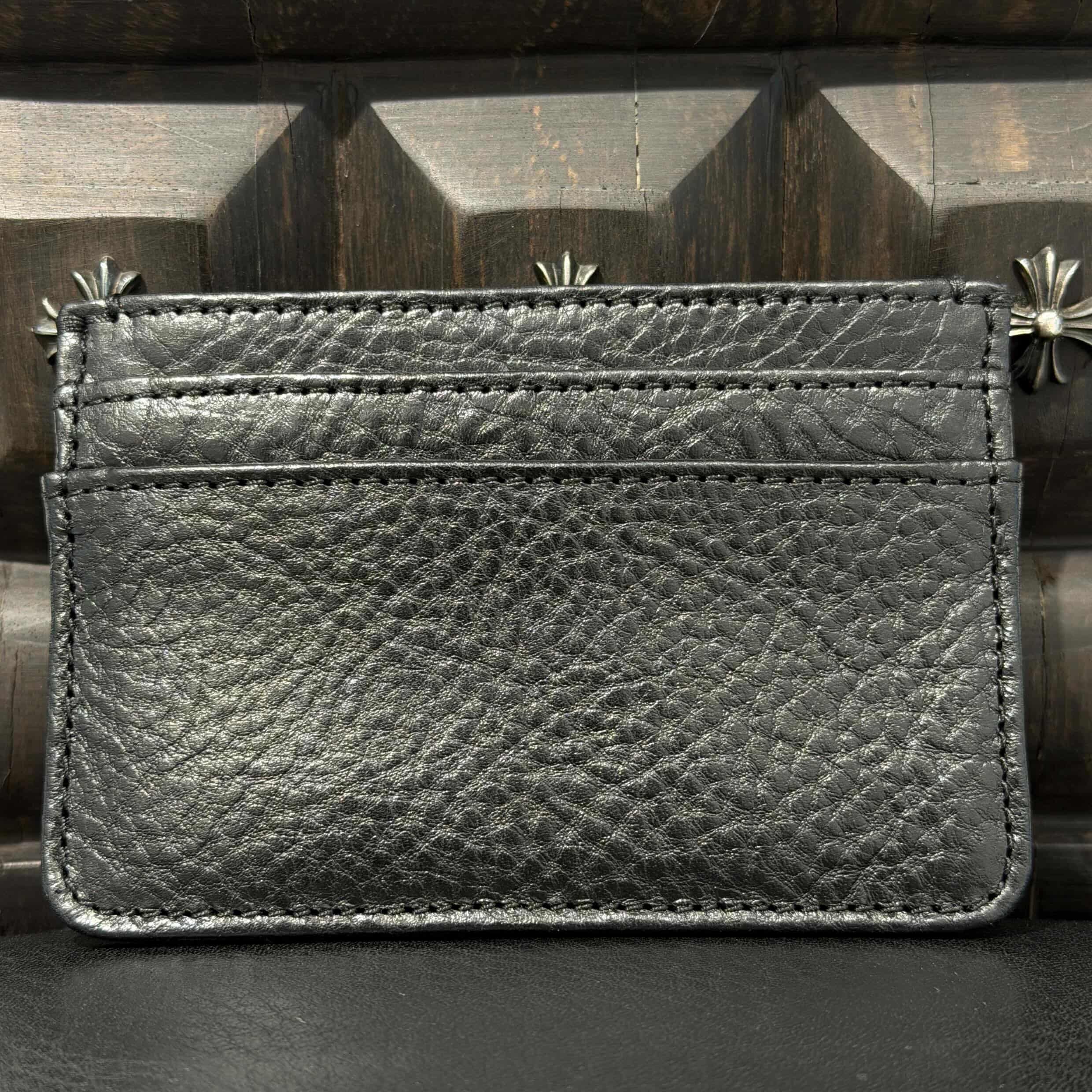 CHROME HEARTS Scroll Double Side Leather Card Case クロムハーツ スクロール ダブルサイド レザーカードケース