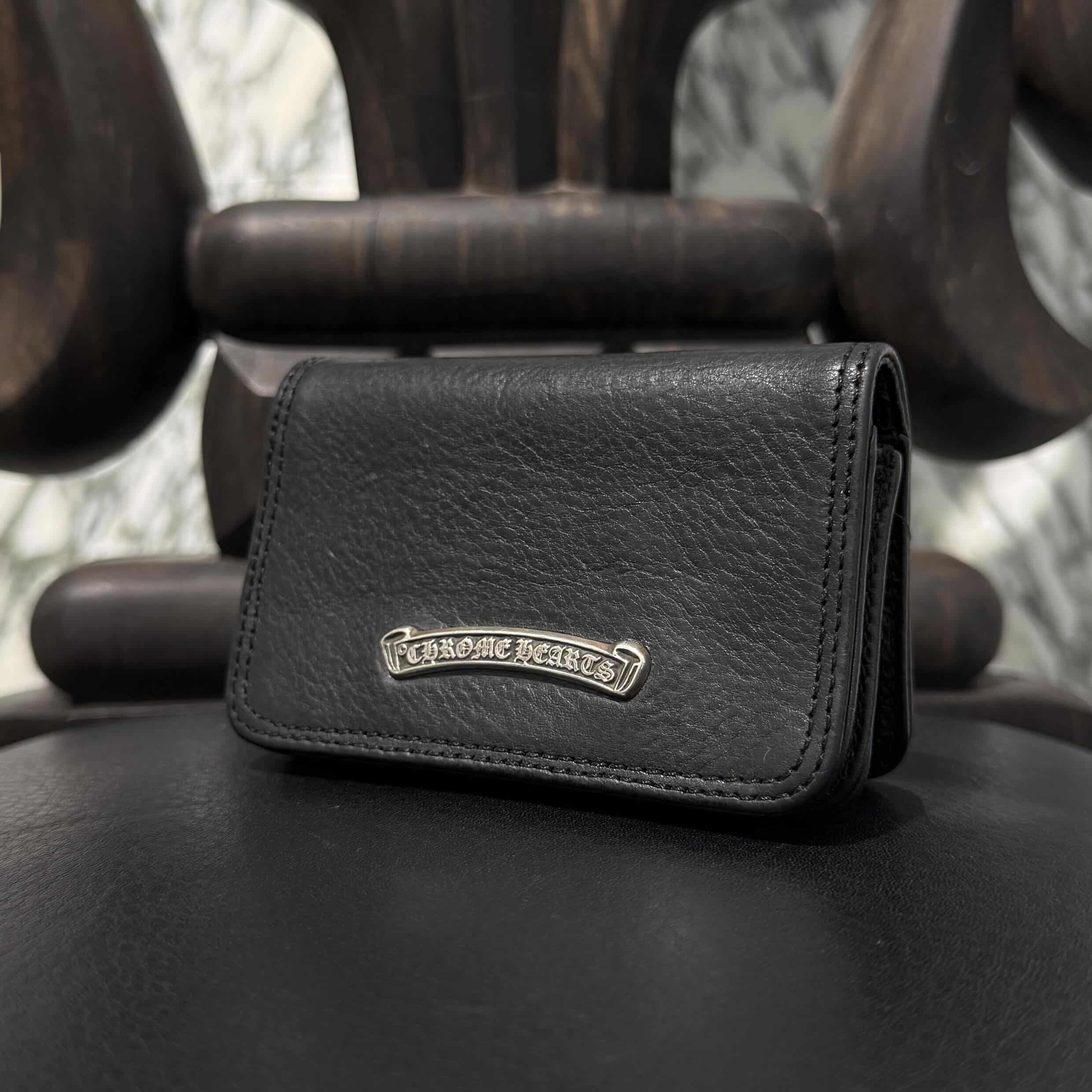 CHROME HEARTS Grommet Leather Card Case クロムハーツ グロメット レザーカードケース