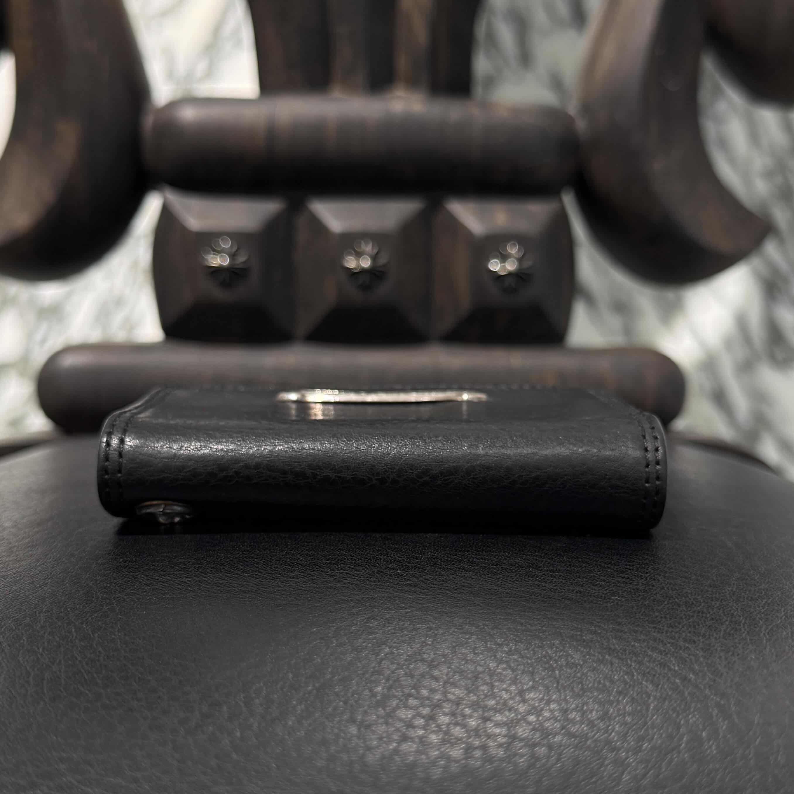CHROME HEARTS Grommet Leather Card Case クロムハーツ グロメット レザーカードケース