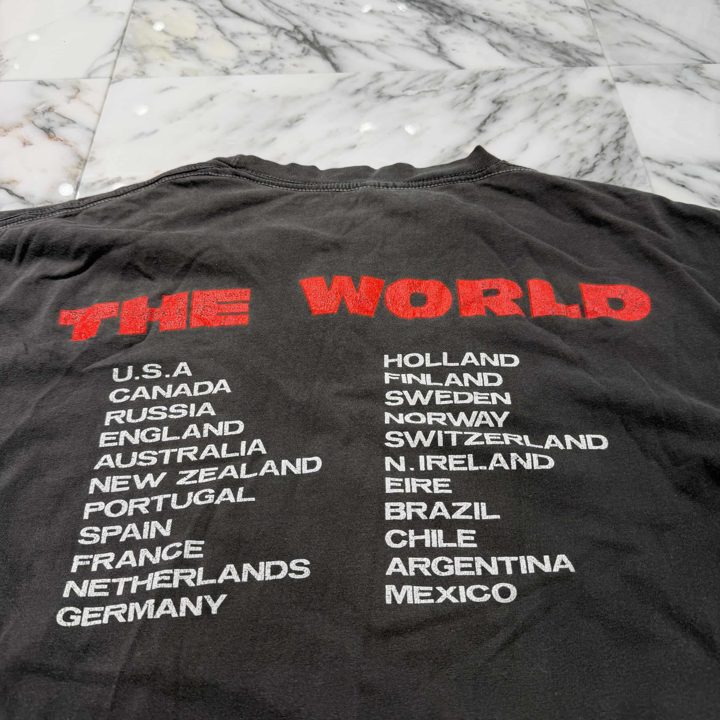Vintage 80's Bon Jovi "NEW JERSEY SYNDICATE TOUR" S/S Tee ヴィンテージ 80's ボン・ジョヴィ "ニュージャージー・シンジケート・ツアー"  Tシャツ