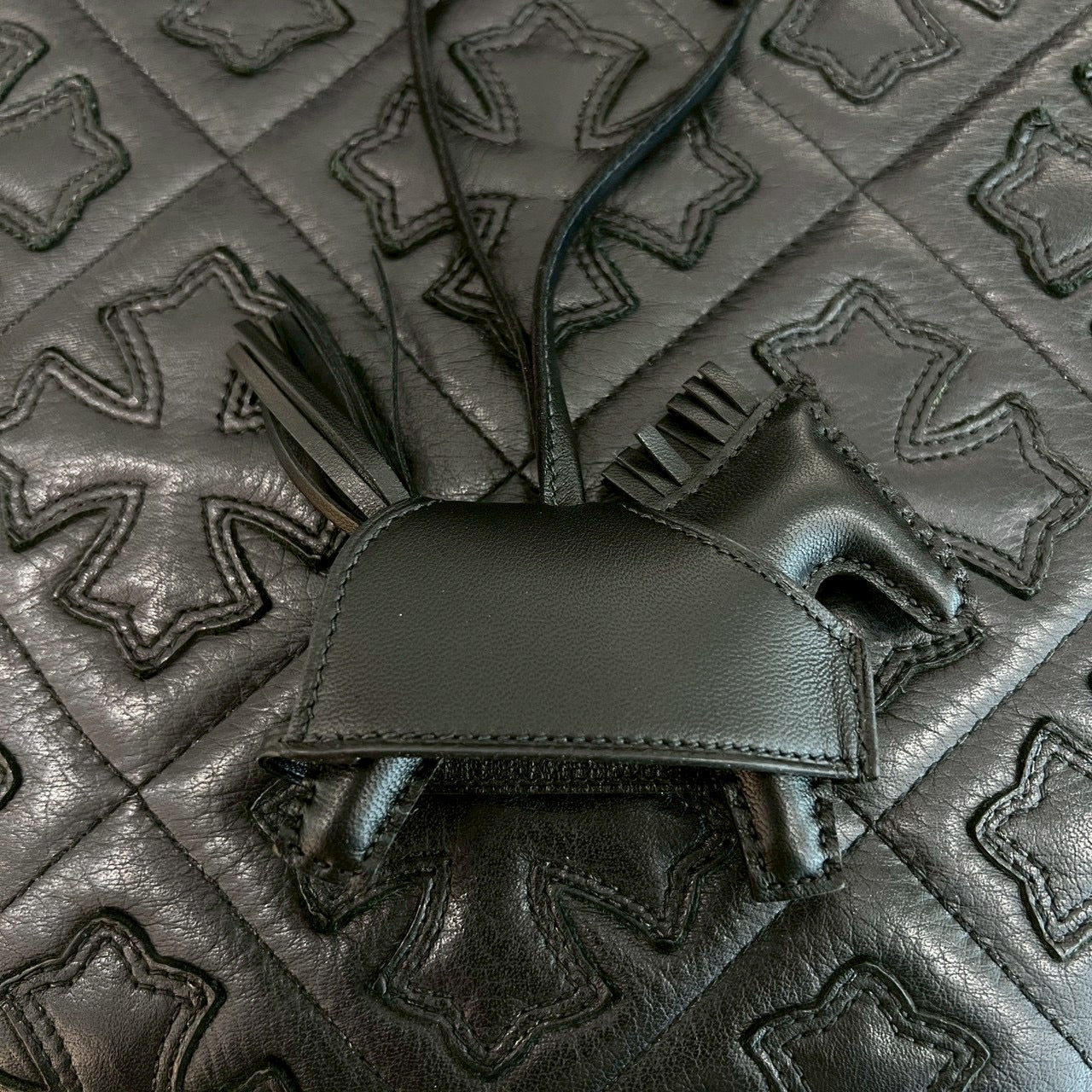 HERMES Rodeo Charm Robeo Rock PM K刻印 エルメス ロデオ チャーム ロベオ・ロック PM