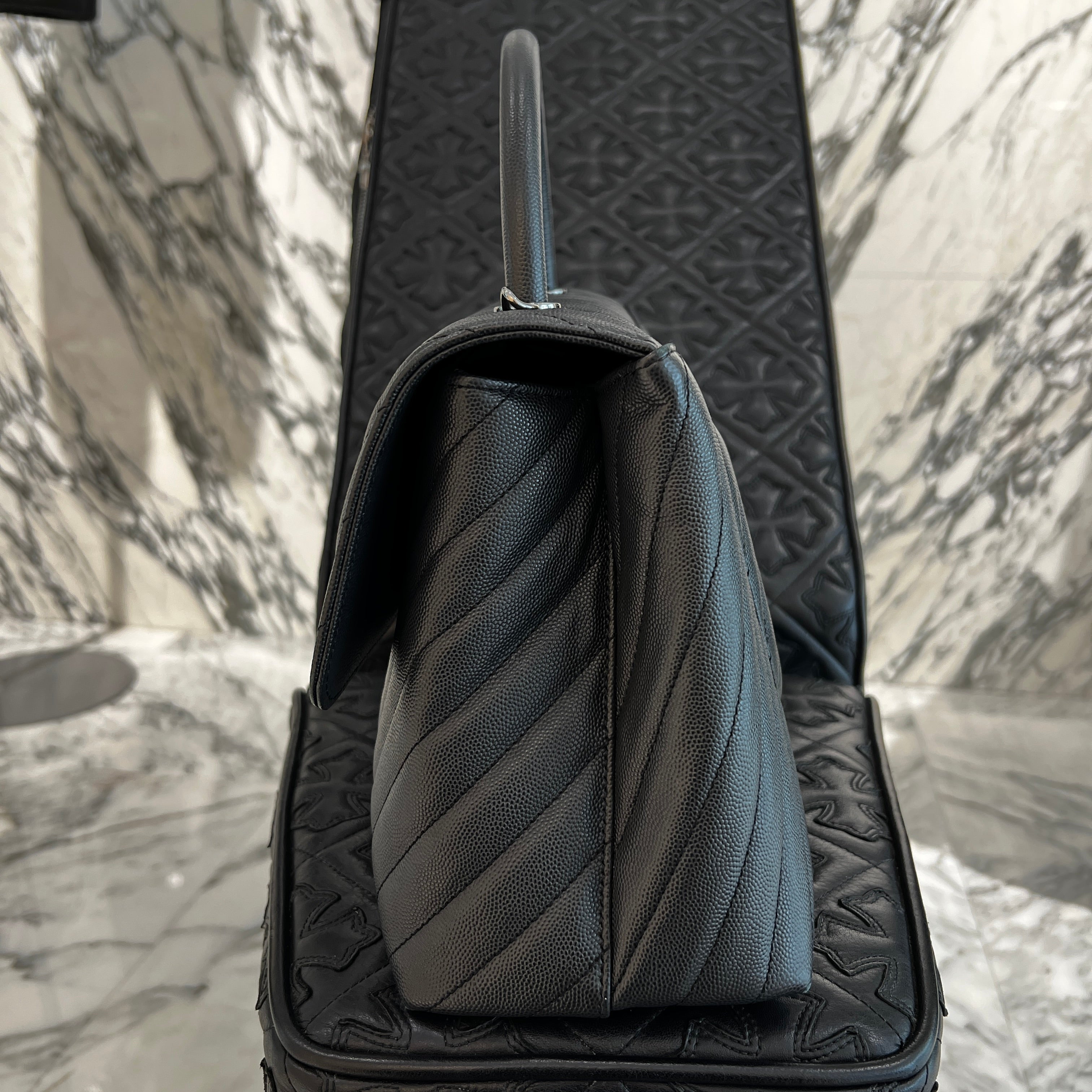 CHANEL Coco Handle 29 Leather Shoulder Bag シャネル ココハンドル 29 レザーショルダーバッグ