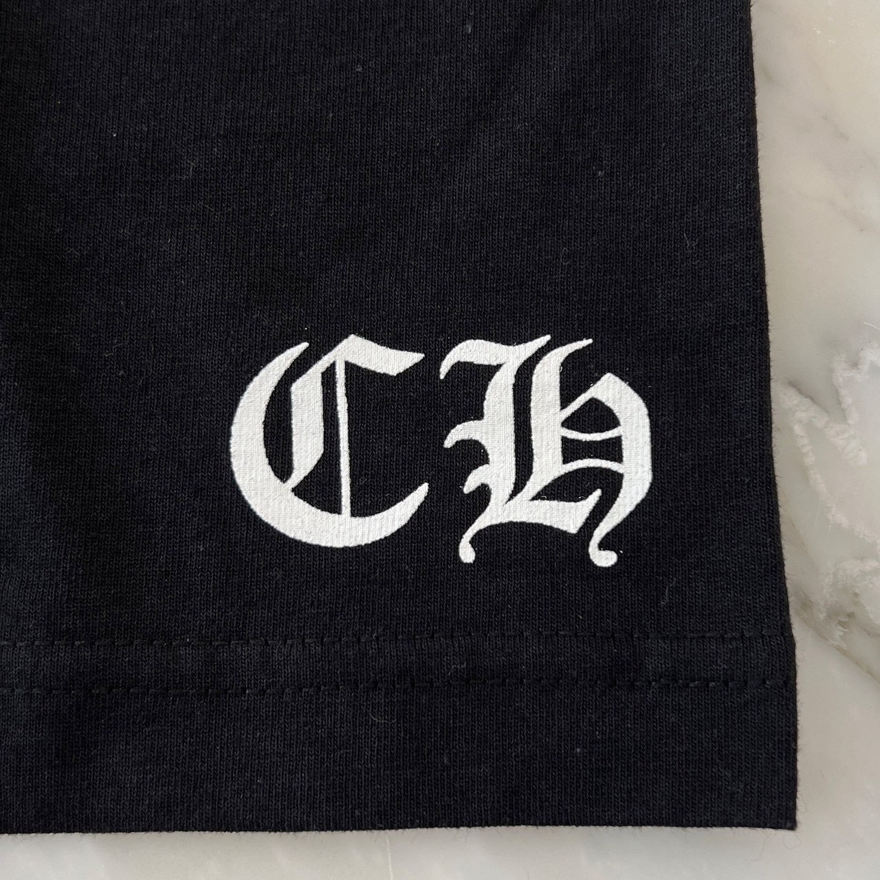 CHROME HEARTS Vertical Logo Side Star Tee Size L クロムハーツ ヴァーティカルロゴ サイドスター Tシャツ サイズL