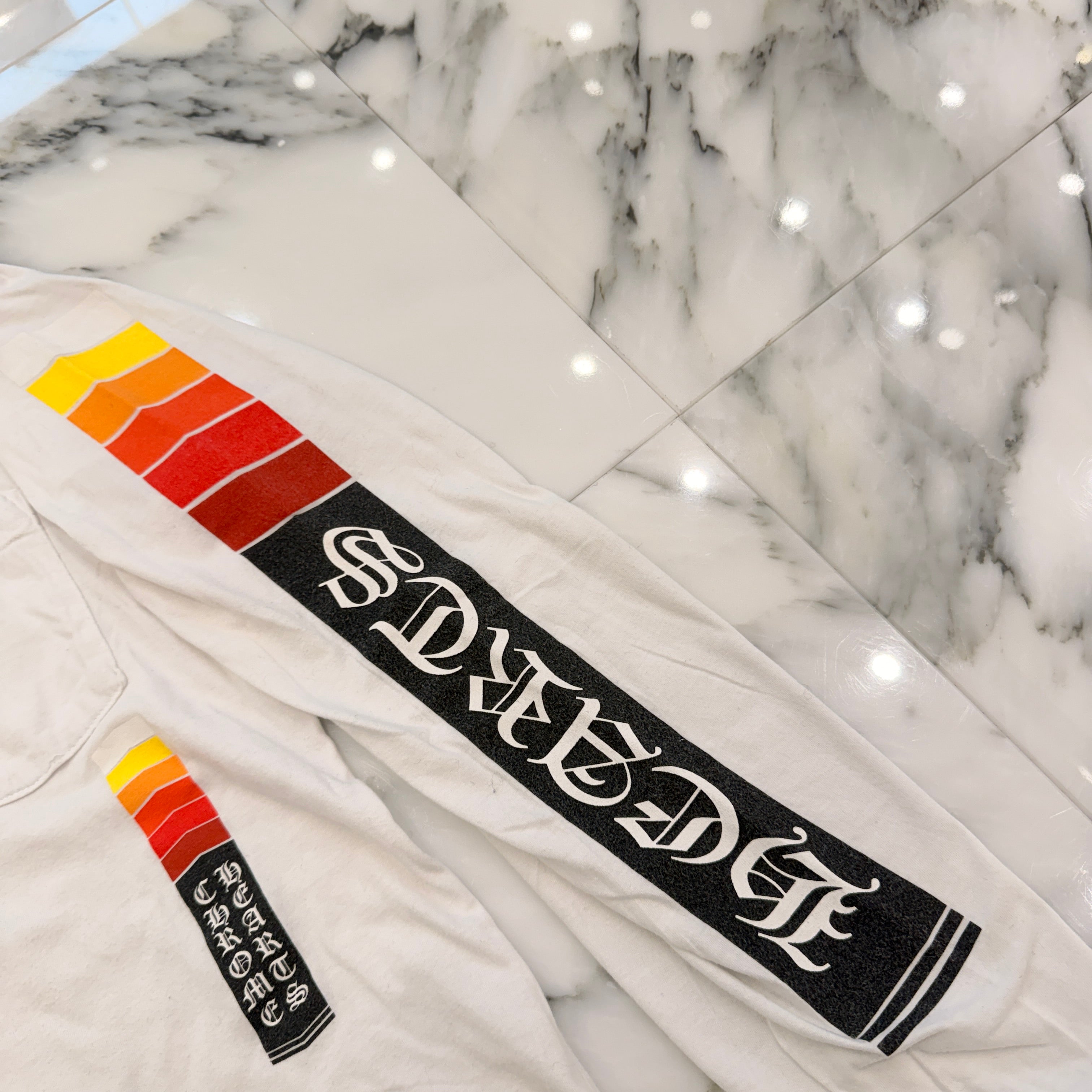 CHROME HEARTS Neon Bar Logo Long Sleeve Tee Size S クロムハーツ ネオンバー ロゴ ロングスリーブ Tシャツ サイズS