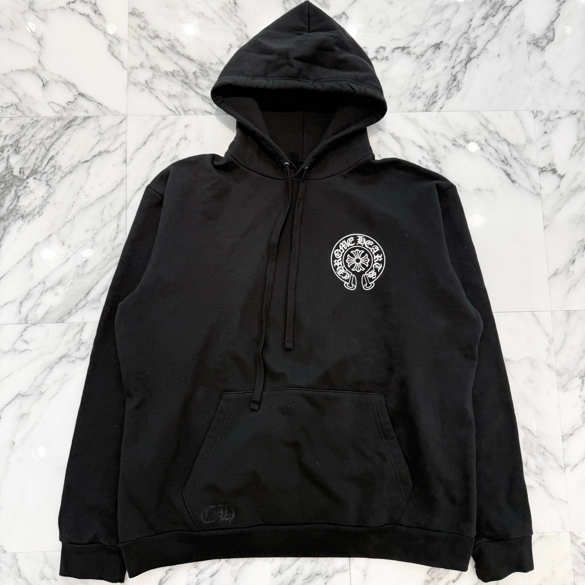 CHROME HEARTS Las Vegas Limited Horse Horseshoe Pullover Hoodie Size S クロムハ―ツ ラスベガス限定 ホースシュー プルオーバーフーディー サイズS