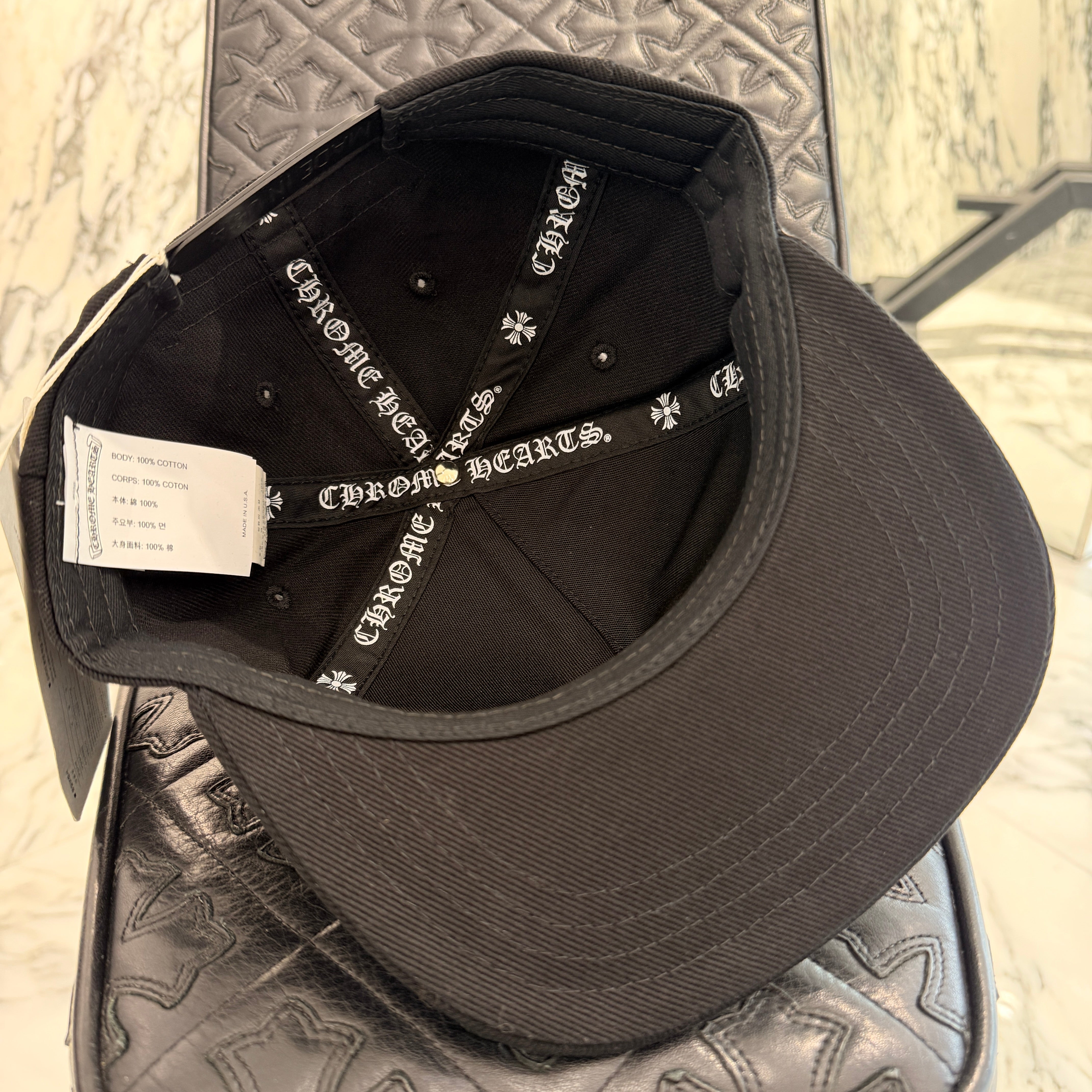 CHROME HEARTS Dagger Denim Baseball Cap Size ONE SIZE (51-61