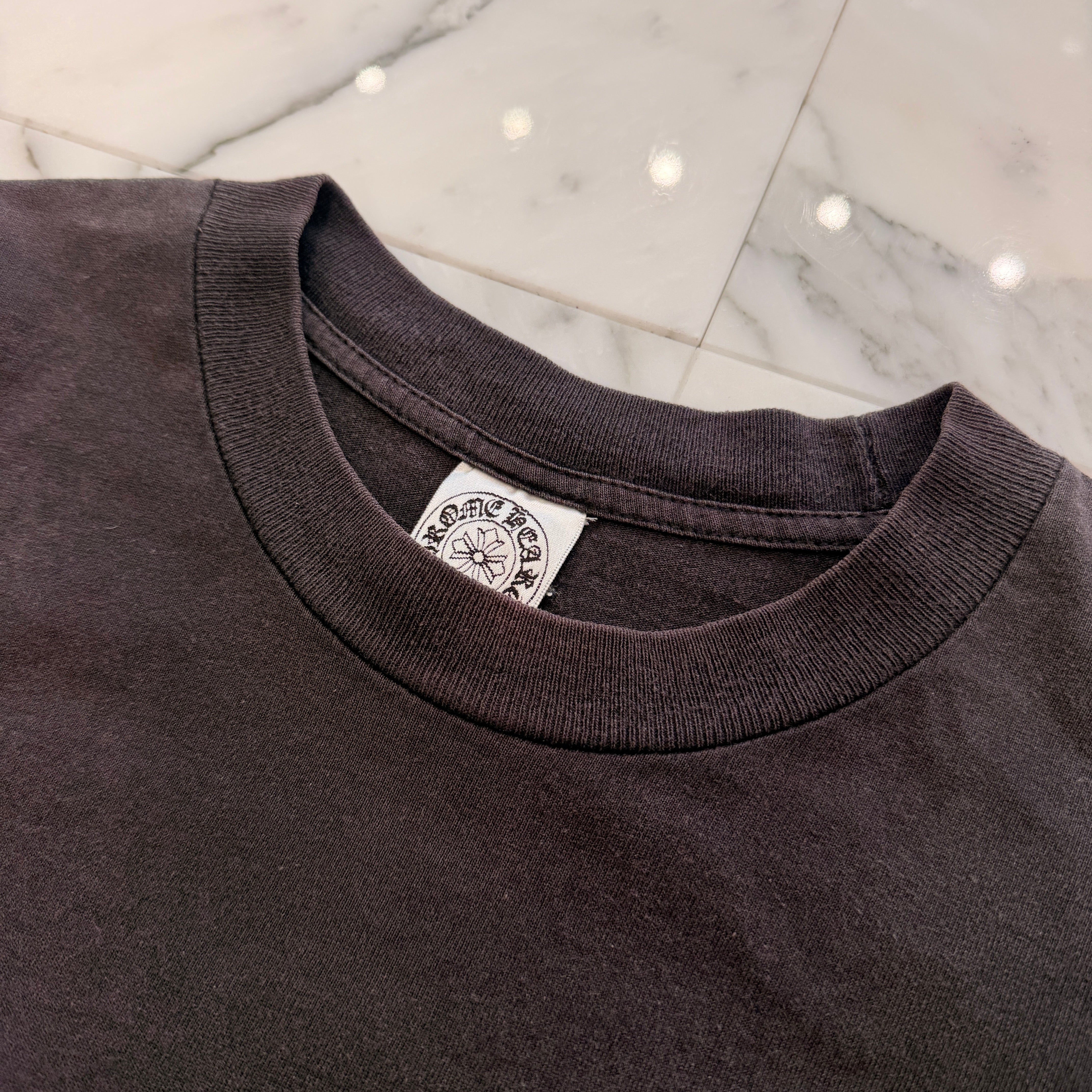 CHROME HEARTS Scroll Label Logo Star Print Tee Size S クロムハーツ スクロールラベルロゴ スタープリント Tシャツ サイズS