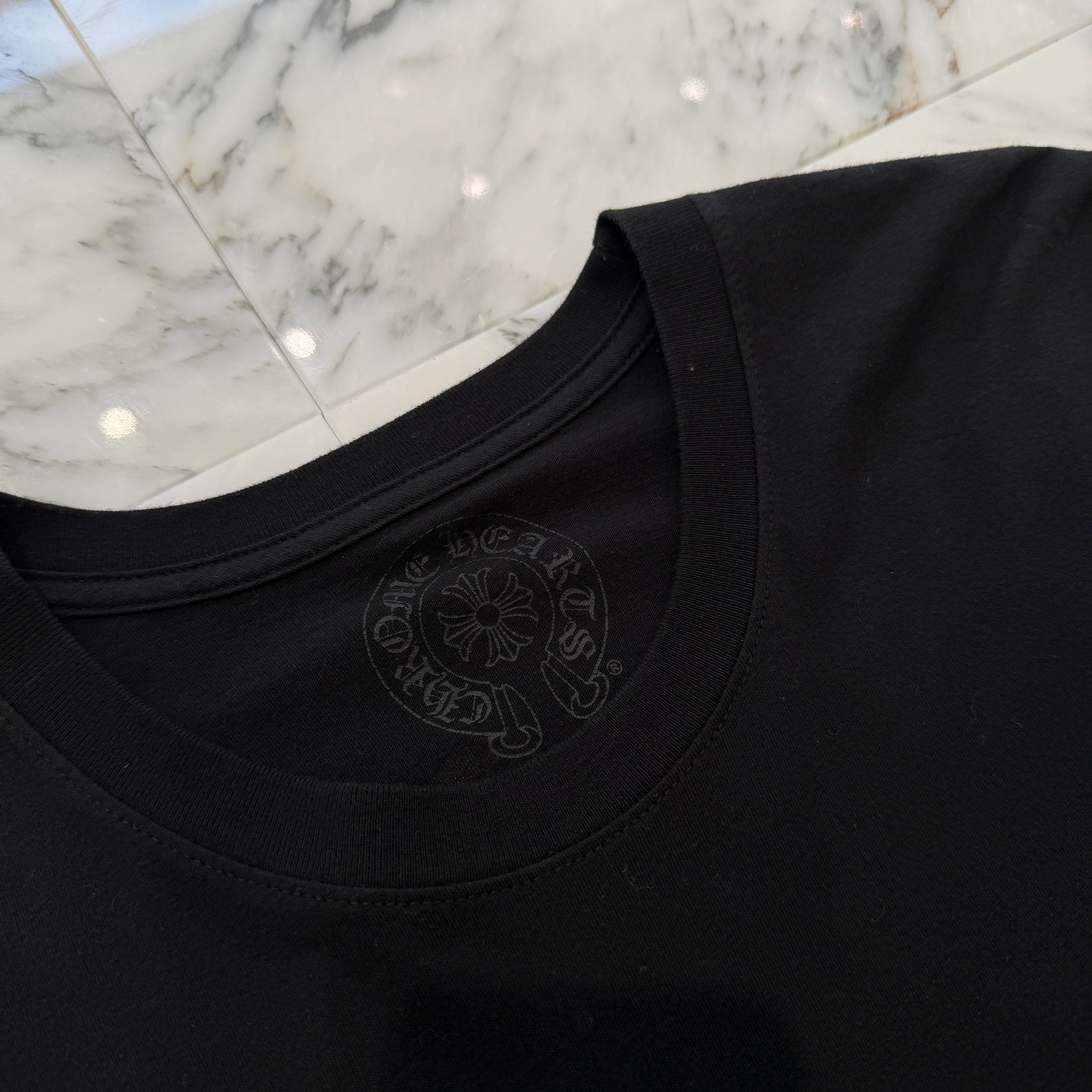 クロムハーツ　ダガーアイチャートTシャツ CHROME HEARTS Dagger Eye Chart Tee Size L クロムハーツ