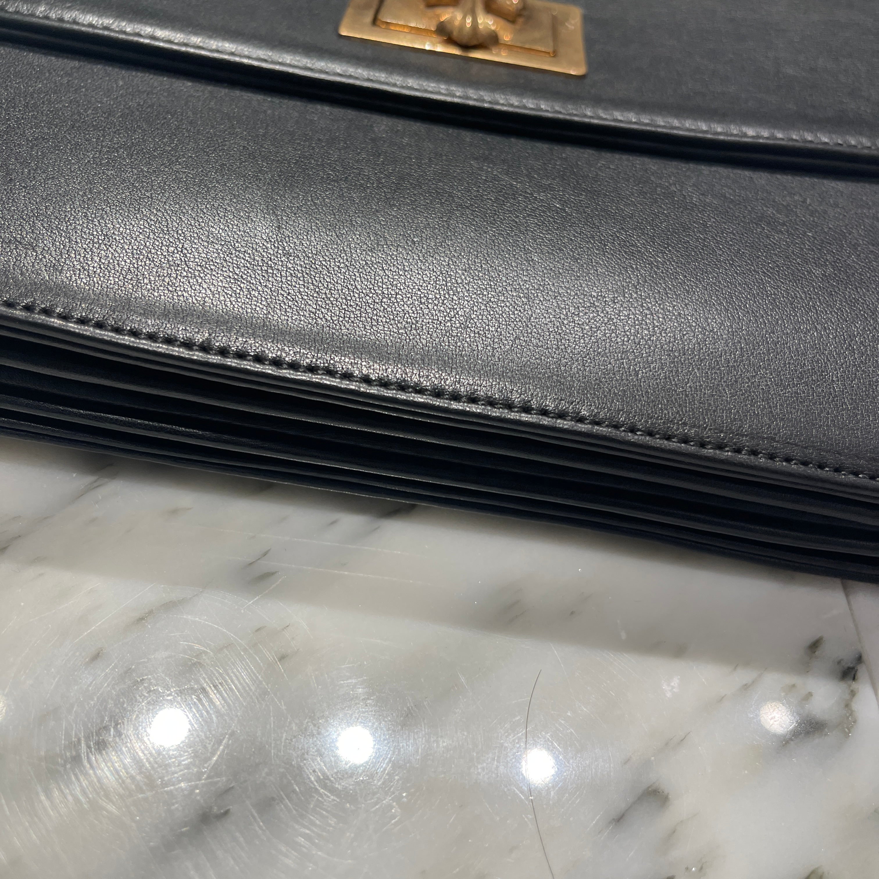 CHROME HEARTS GROW UP 2WAY Bronze CH Cross Leather Shoulder Bag クロムハーツ グローアップ 2ウェイ ブロンズ CHクロス レザー ショルダーバッグ