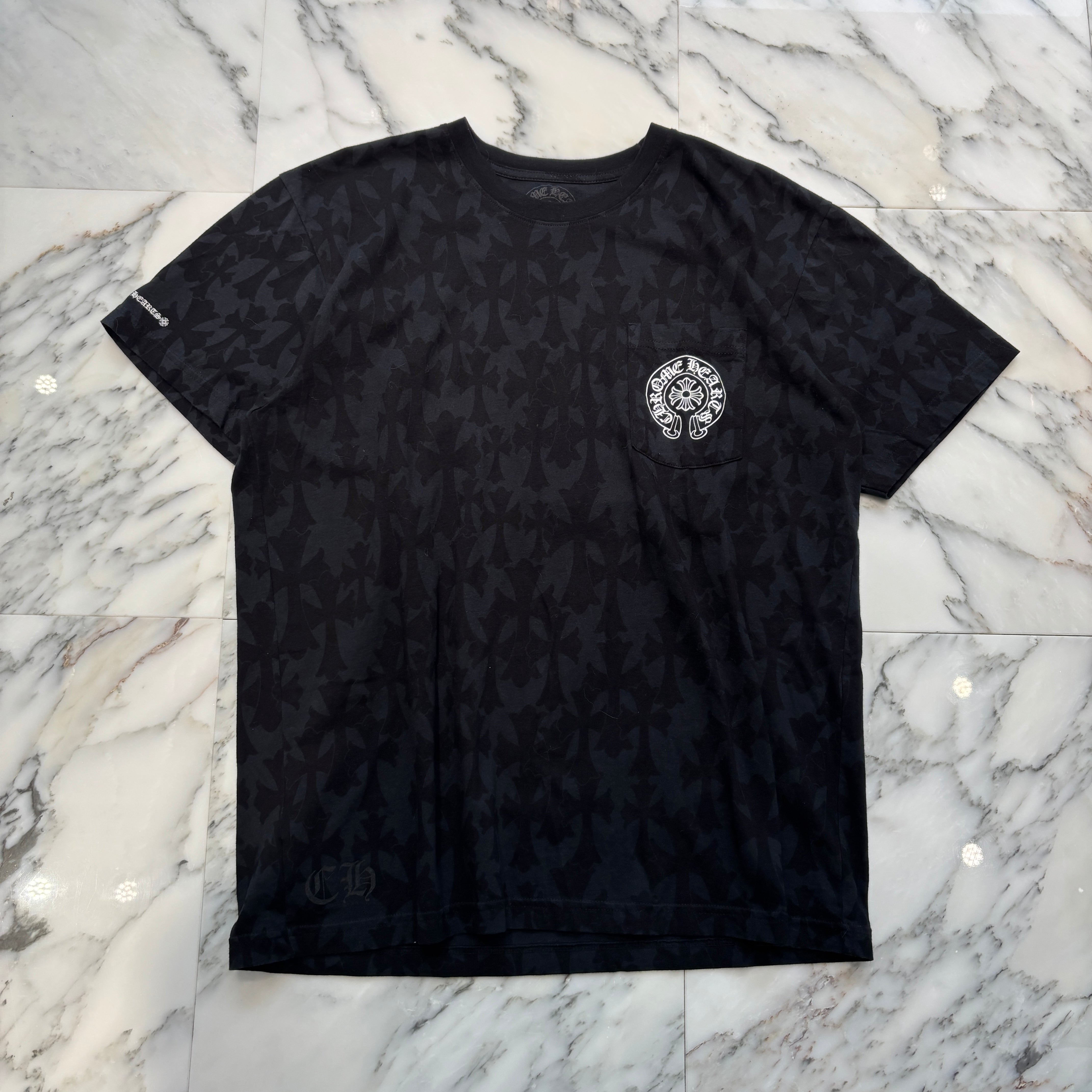 CHROME HEARTS 2024SS Graveyard Cemetery Cross Tee Size M クロムハーツ グレイブヤードセメタリークロス Tシャツ サイズM